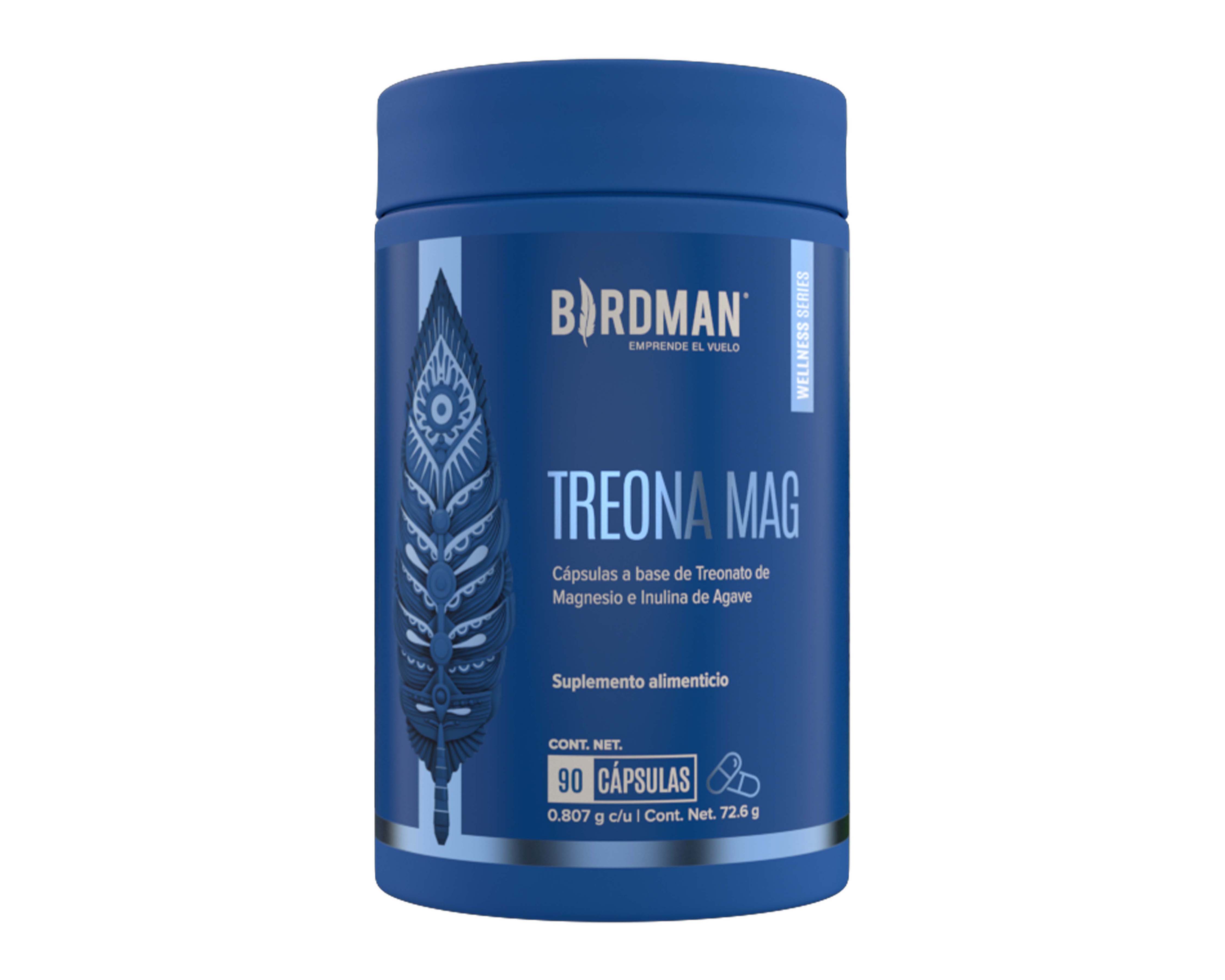Foto 1 | Foto 1 | Suplemento Alimenticio Birdman Treona Mag de Treonato de Magnesio  90 Cápsulas