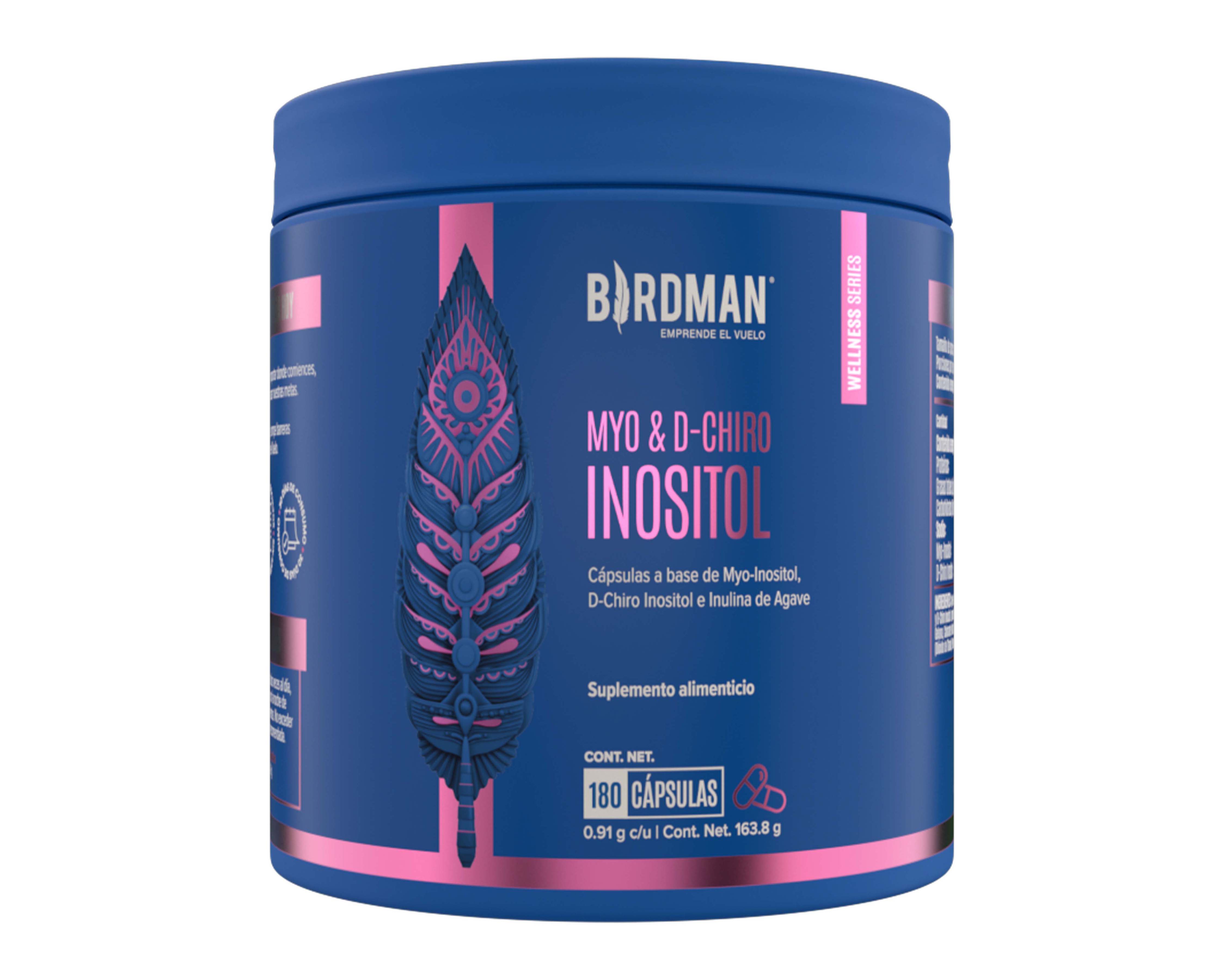 Suplemento Alimenticio Birdman Myo & D-Chiro Inositol 180 Cápsulas