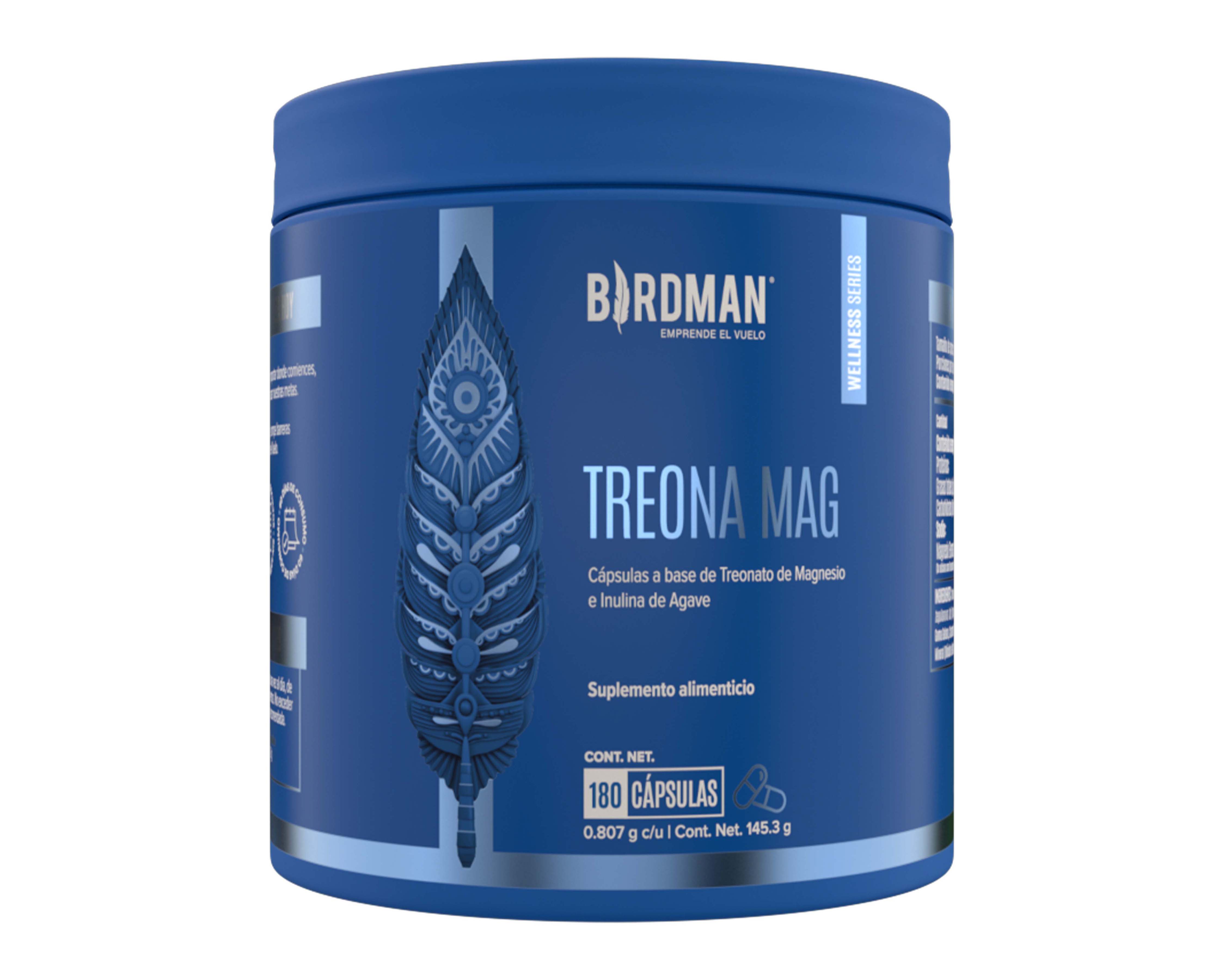 Foto 1 | Foto 1 | Suplemento Alimenticio Birdman Treonato de Magnesio 180 Cápsulas