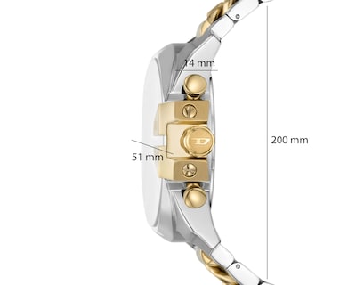 Foto 8 | Foto 7 | Reloj Diesel para Hombre DZ4672 Plateado-Dorado