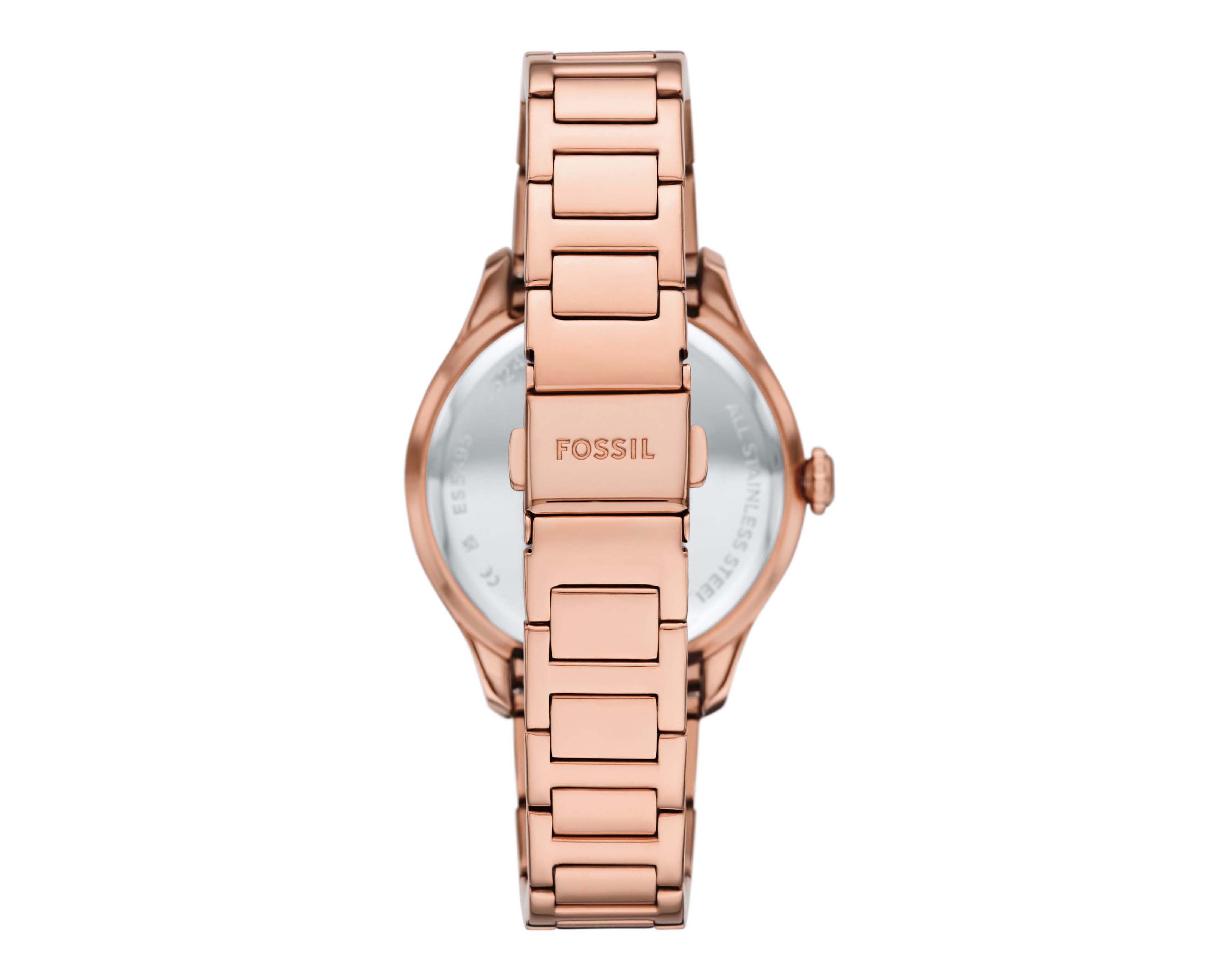 Foto 4 pulgar | Foto 3 | Reloj Fossil para Mujer ES5394 Oro rosa