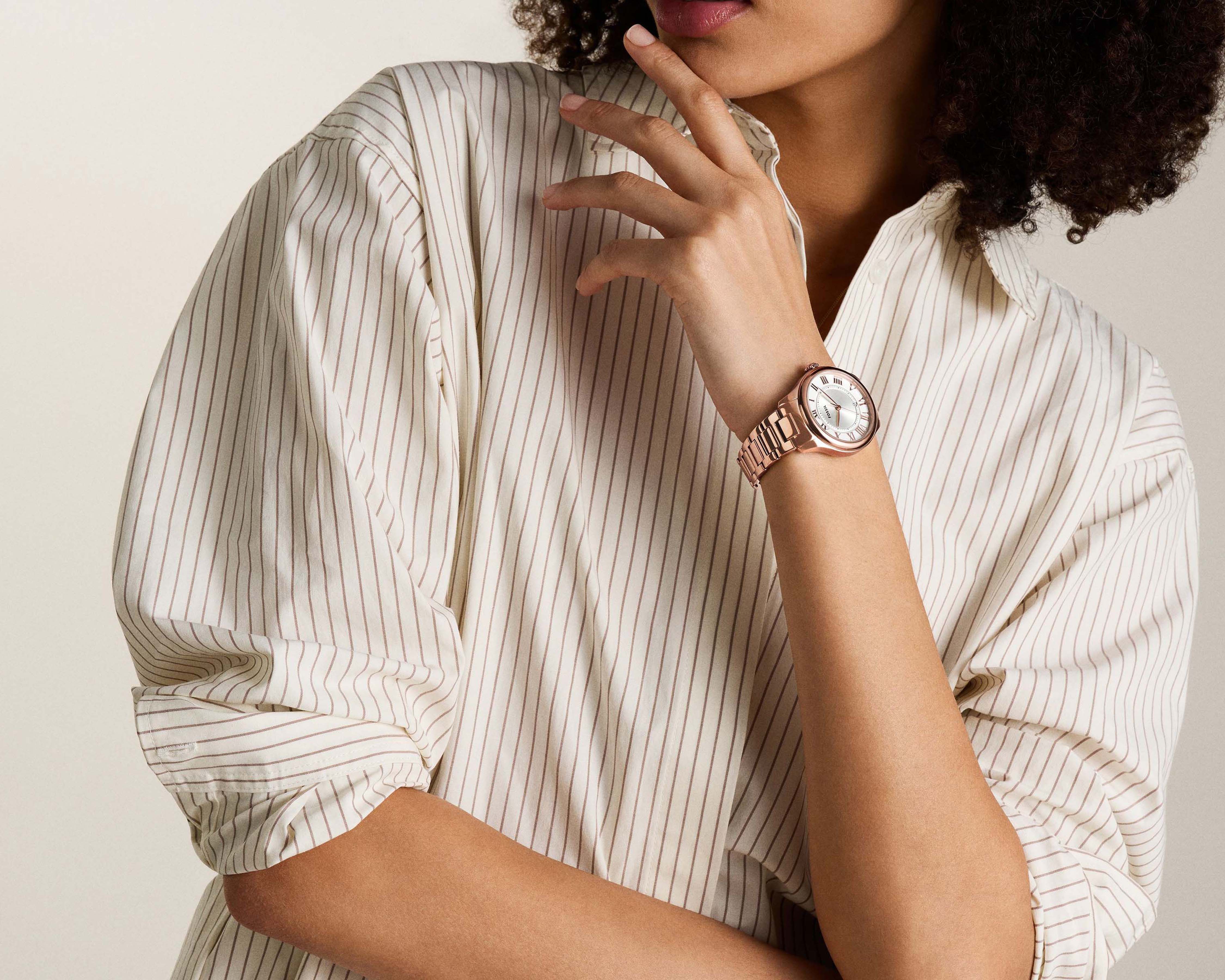Foto 4 | Foto 4 | Reloj Fossil para Mujer ES5394 Oro rosa