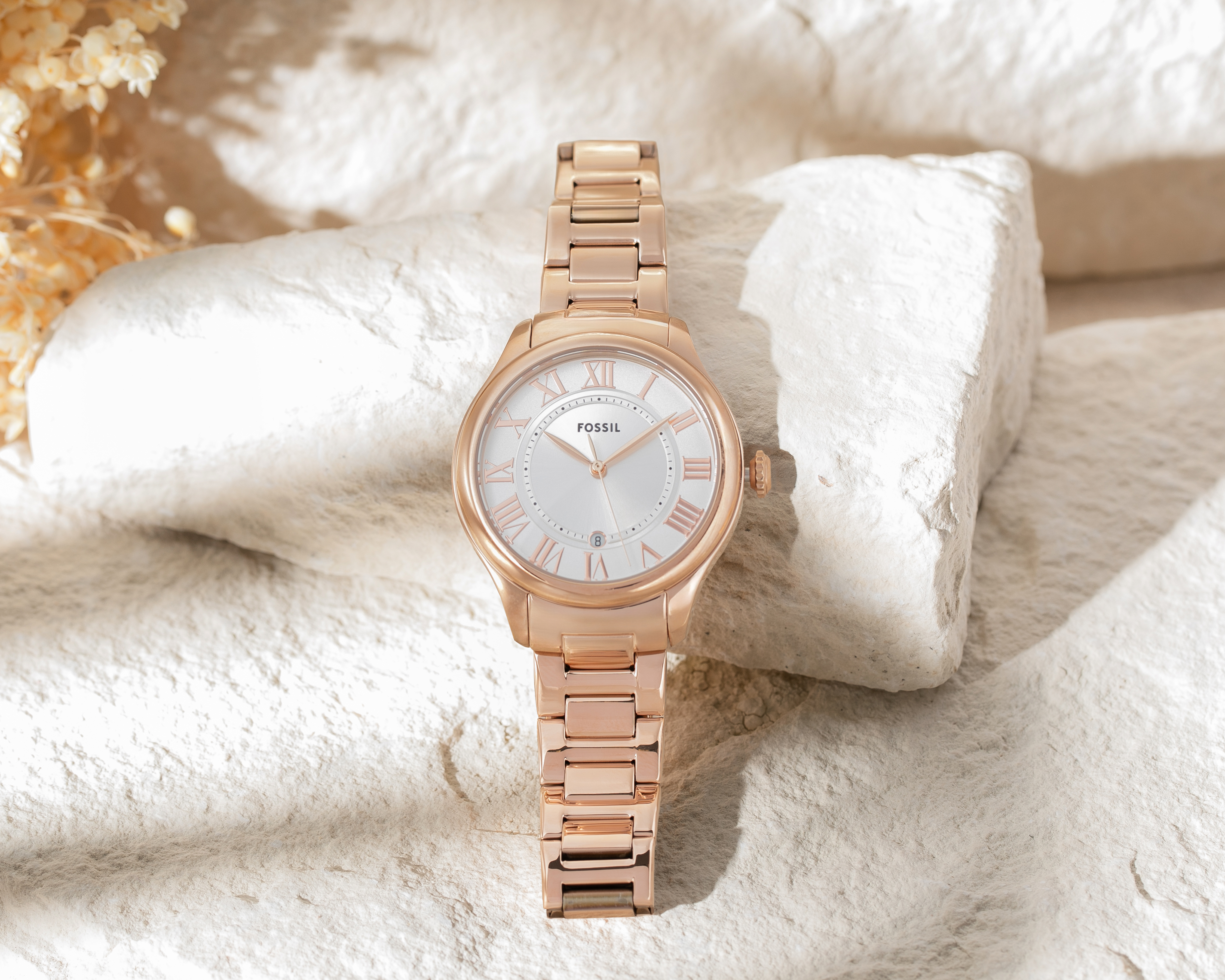Foto 6 | Foto 6 | Reloj Fossil para Mujer ES5394 Oro rosa