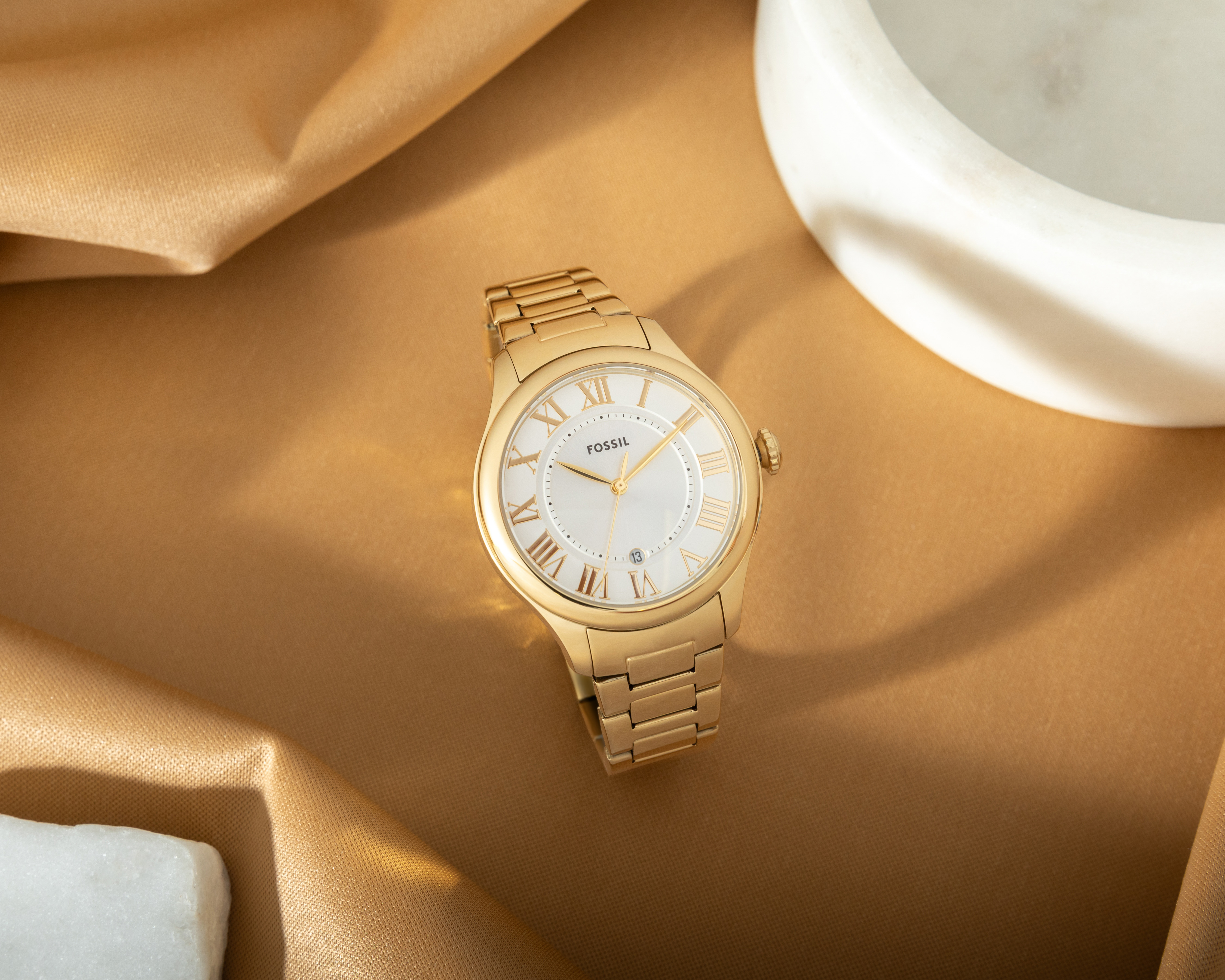 Foto 6 | Foto 6 | Reloj Fossil para Mujer ES5395 Dorado