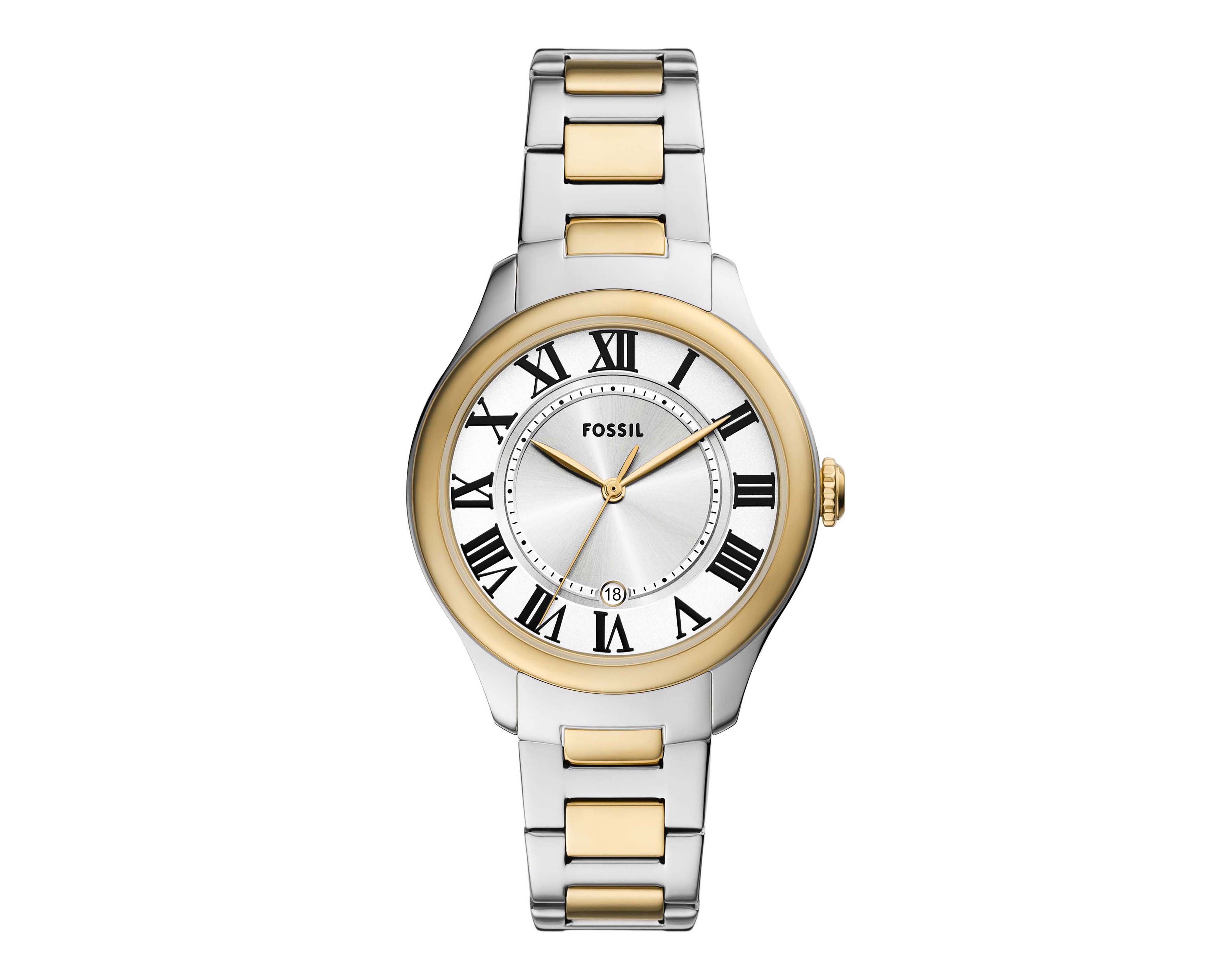 Foto 2 pulgar | Foto 1 | Reloj Fossil para Mujer ES5396 Plateado-Dorado