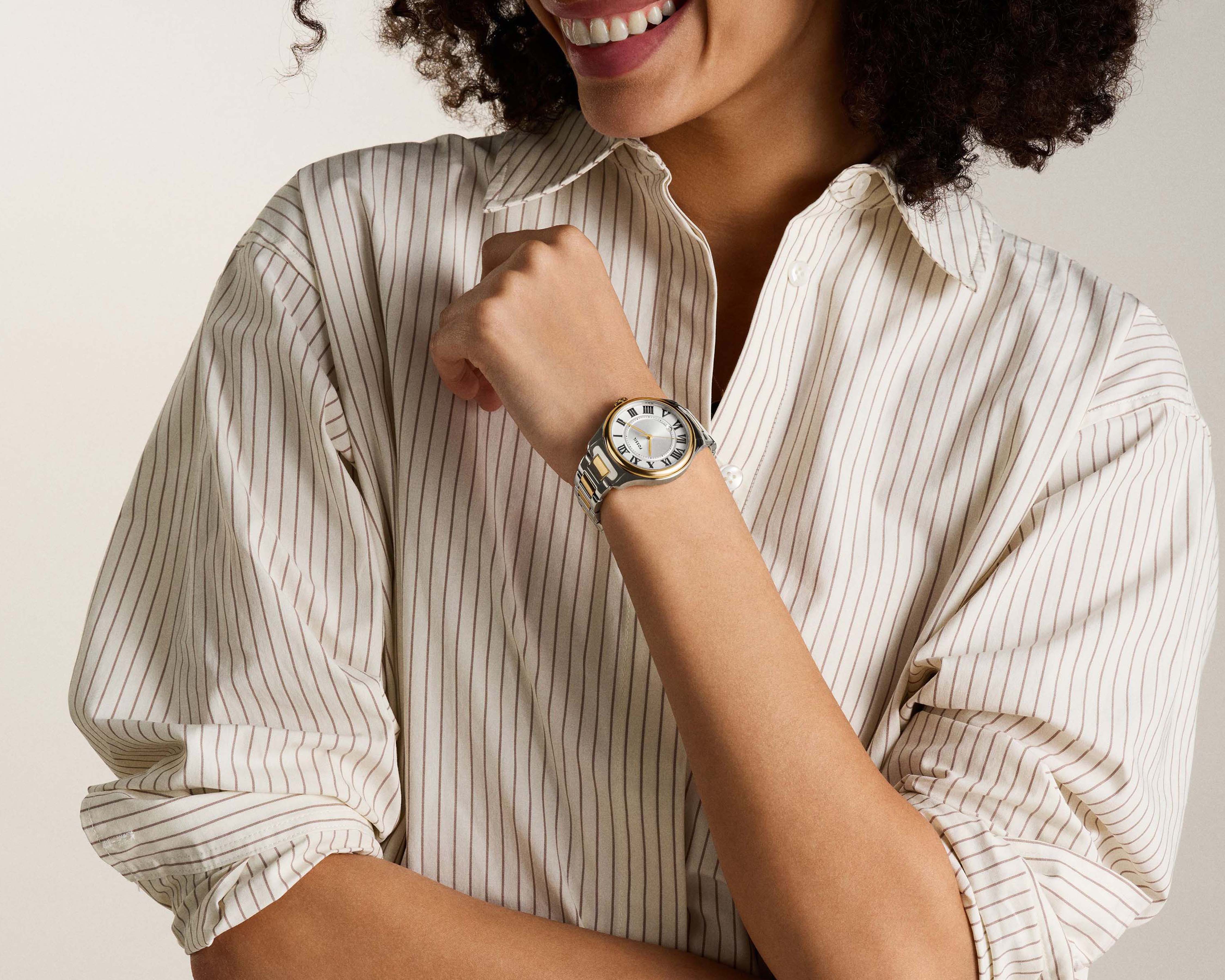Foto 4 | Foto 4 | Reloj Fossil para Mujer ES5396 Plateado-Dorado