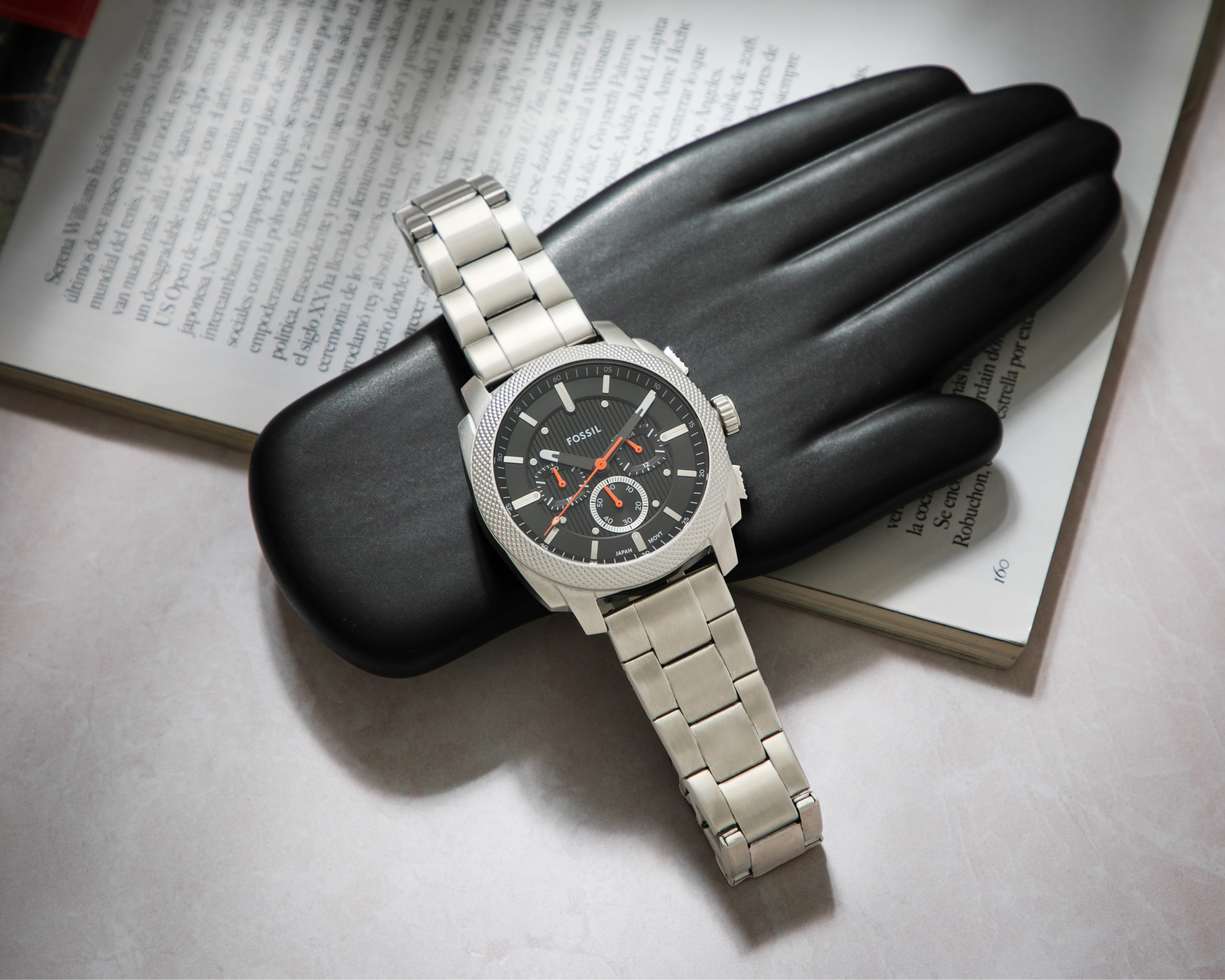 Foto 6 pulgar | Foto 6 | Reloj Fossil para Hombre FS6095 Plateado