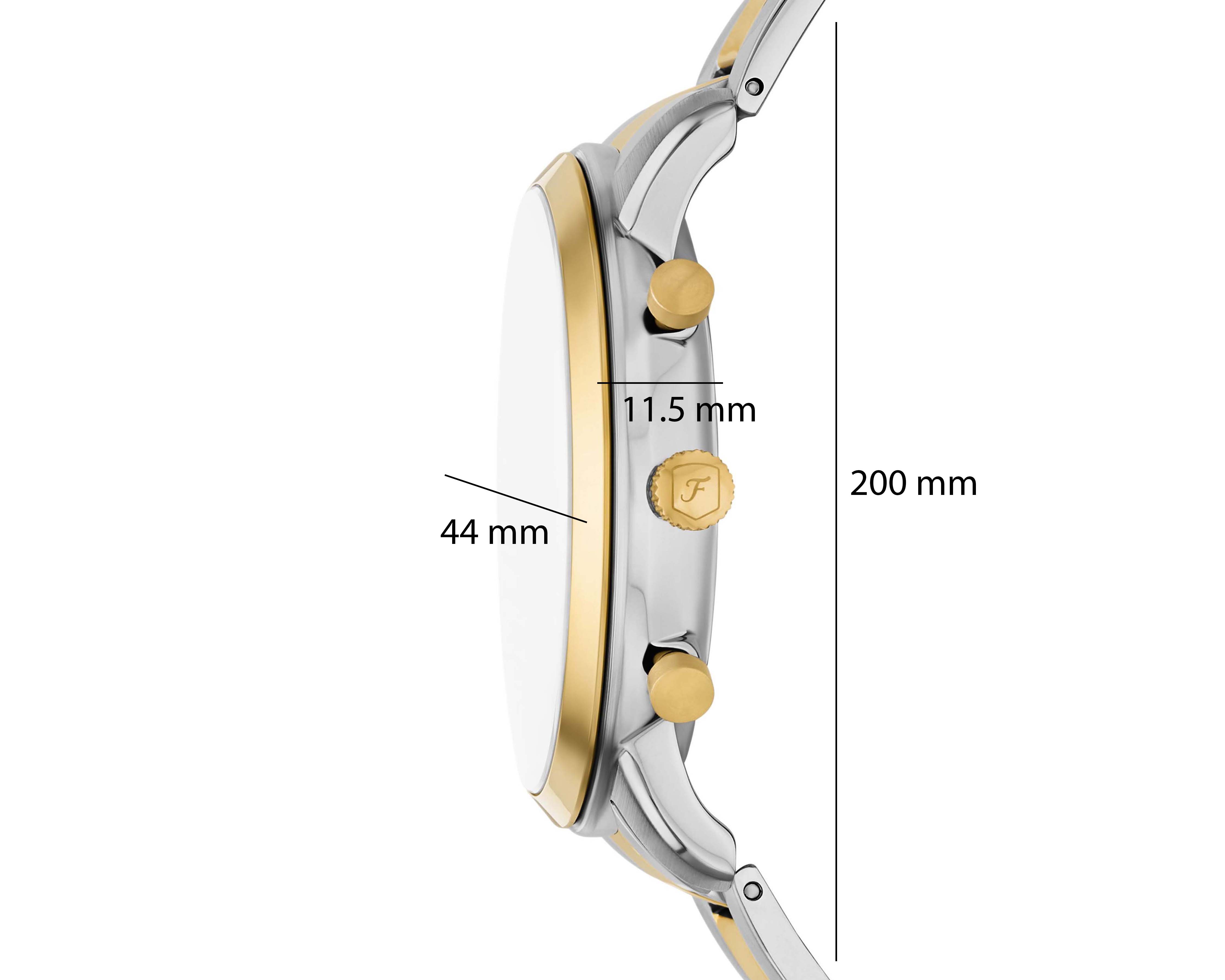 Foto 7 | Foto 7 | Reloj Fossil para Hombre FS6112 Dorado/Plateado