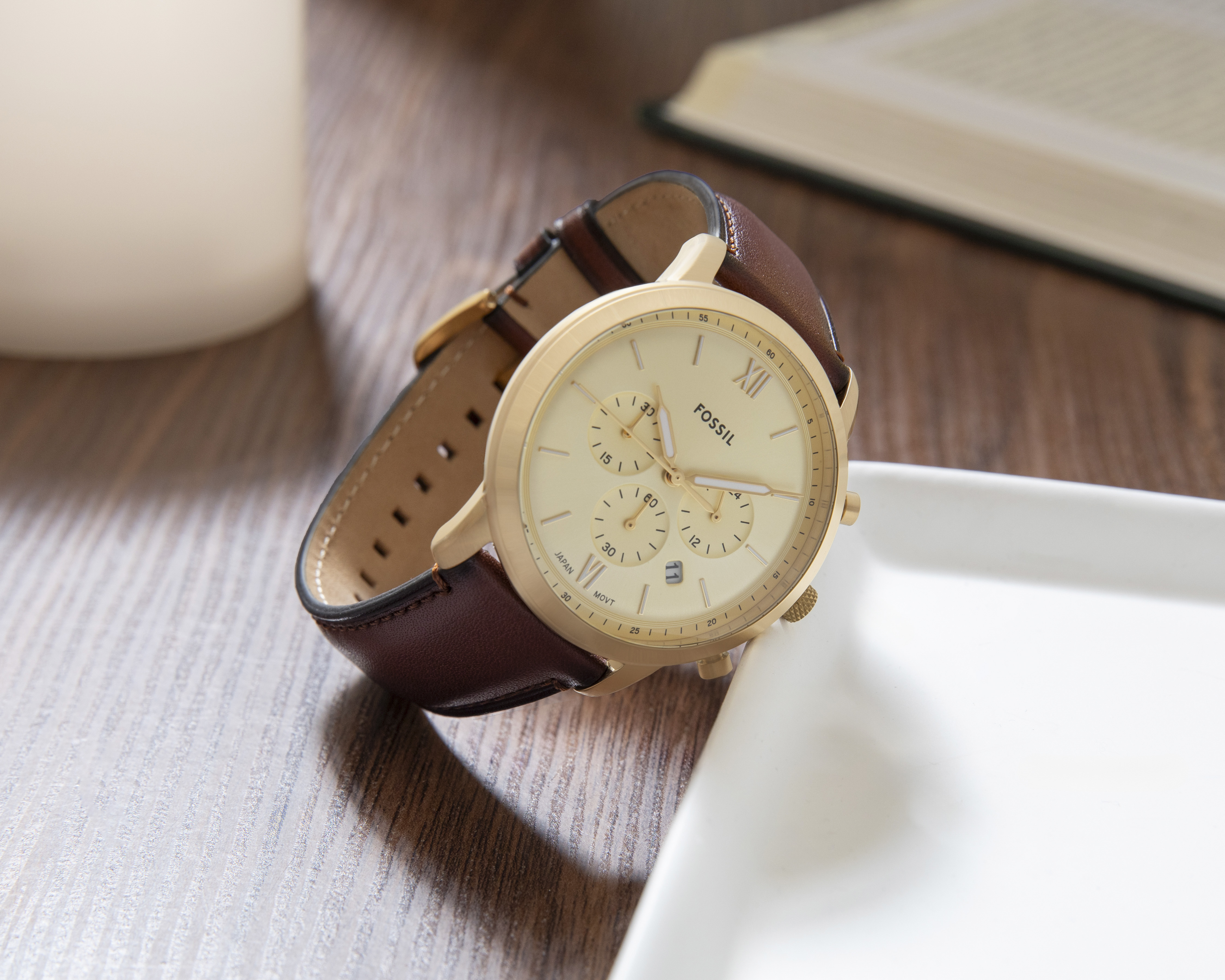 Foto 6 | Foto 6 | Reloj Fossil para Hombre FS6113 Marrón