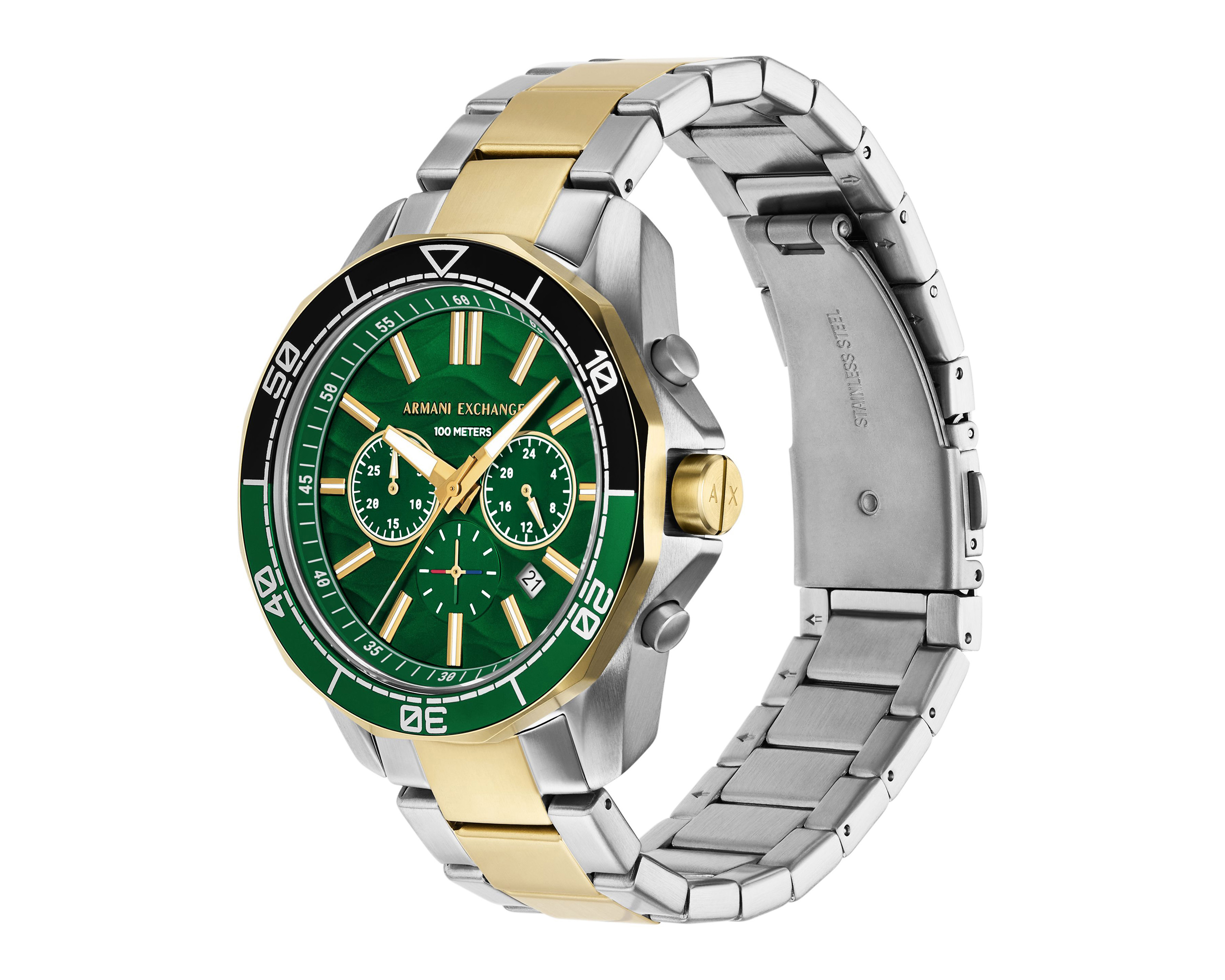 Foto 3 pulgar | Foto 2 | Reloj Armani Exchange para Hombre AX1966 Dorado