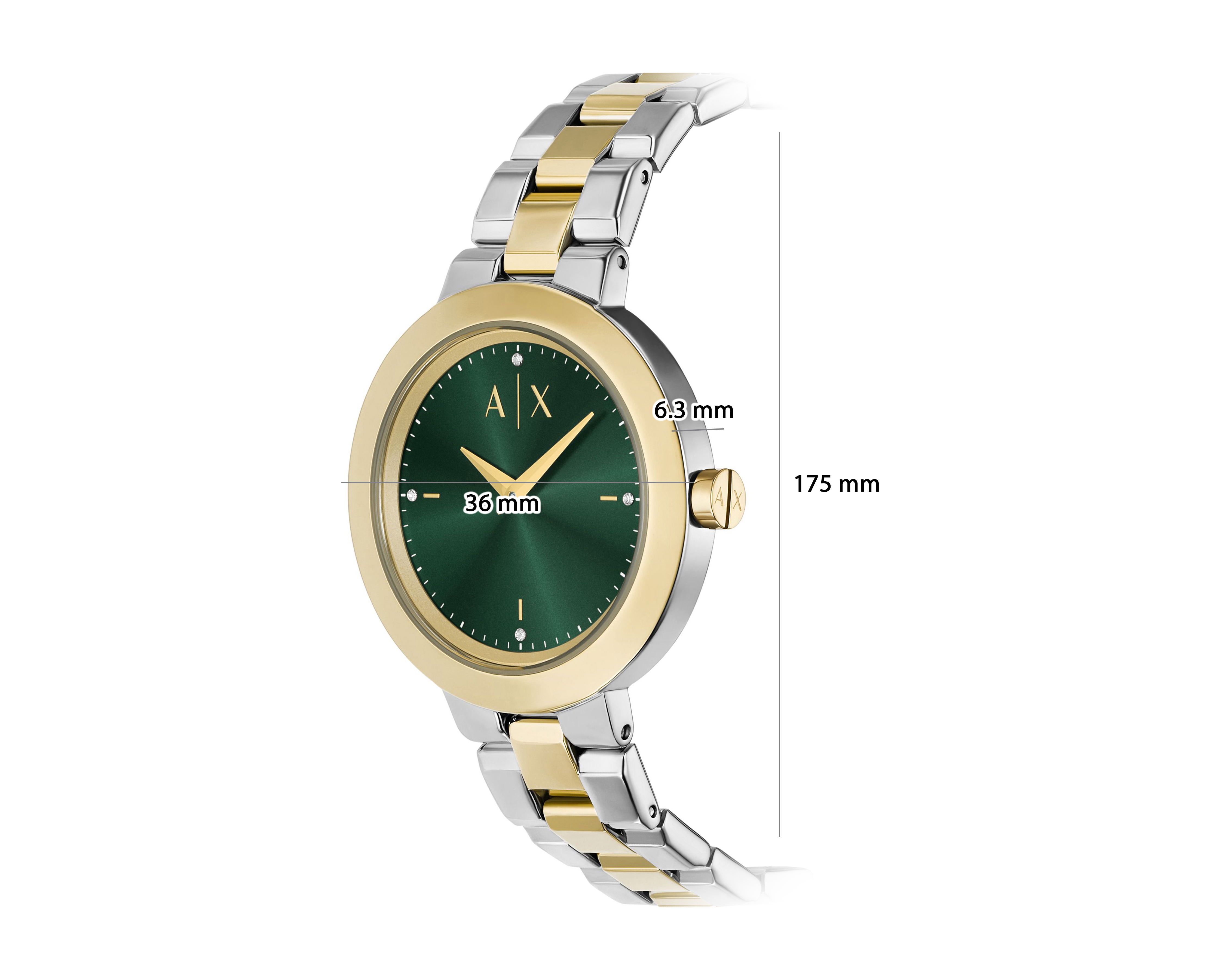 Foto 9 pulgar | Foto 8 | Reloj Armani Exchange para Mujer AX5176 Dorado