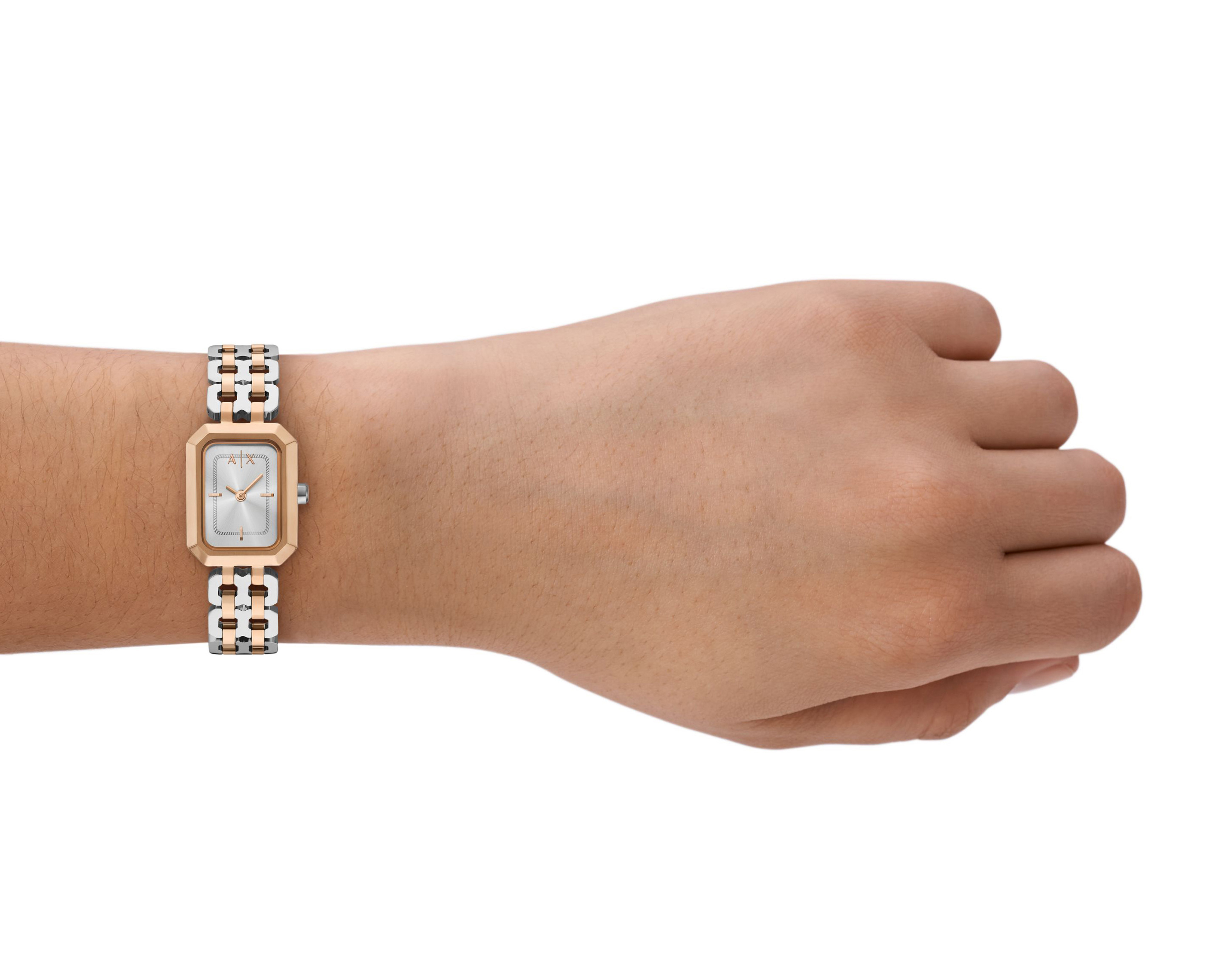 Foto 5 | Foto 5 | Reloj Armani Exchange para Mujer AX5810 Oro Rosa