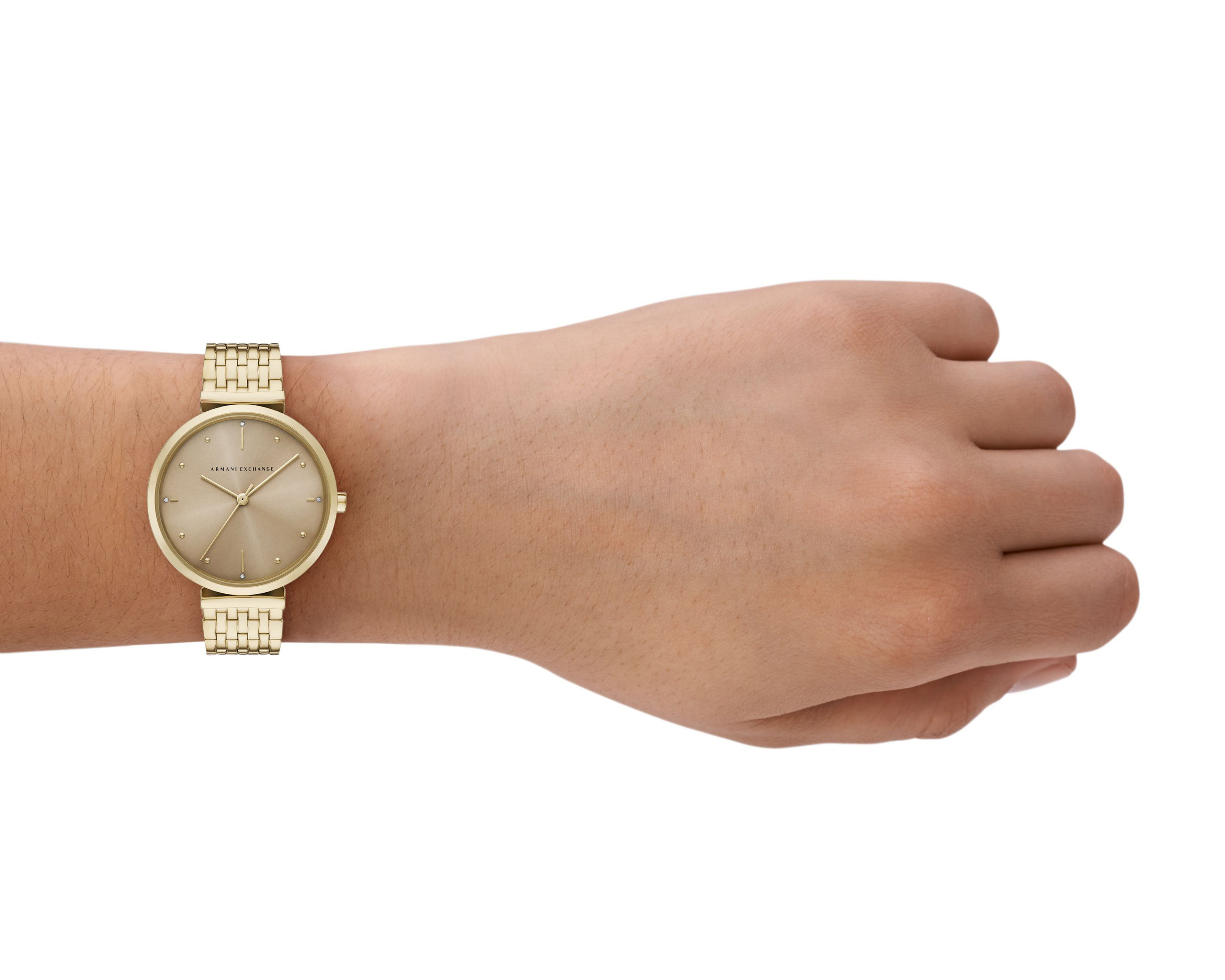 Foto 6 pulgar | Foto 5 | Reloj Armani Exchange para Mujer AX5916 Dorado