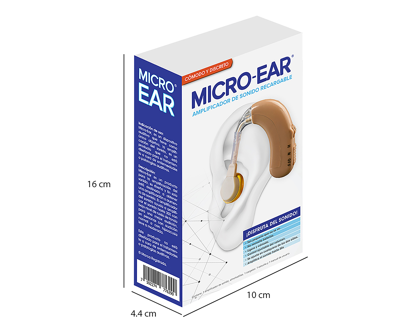 Foto 5 | Foto 5 | Aparato Auxiliar Auditivo Micro-Ear Recargable