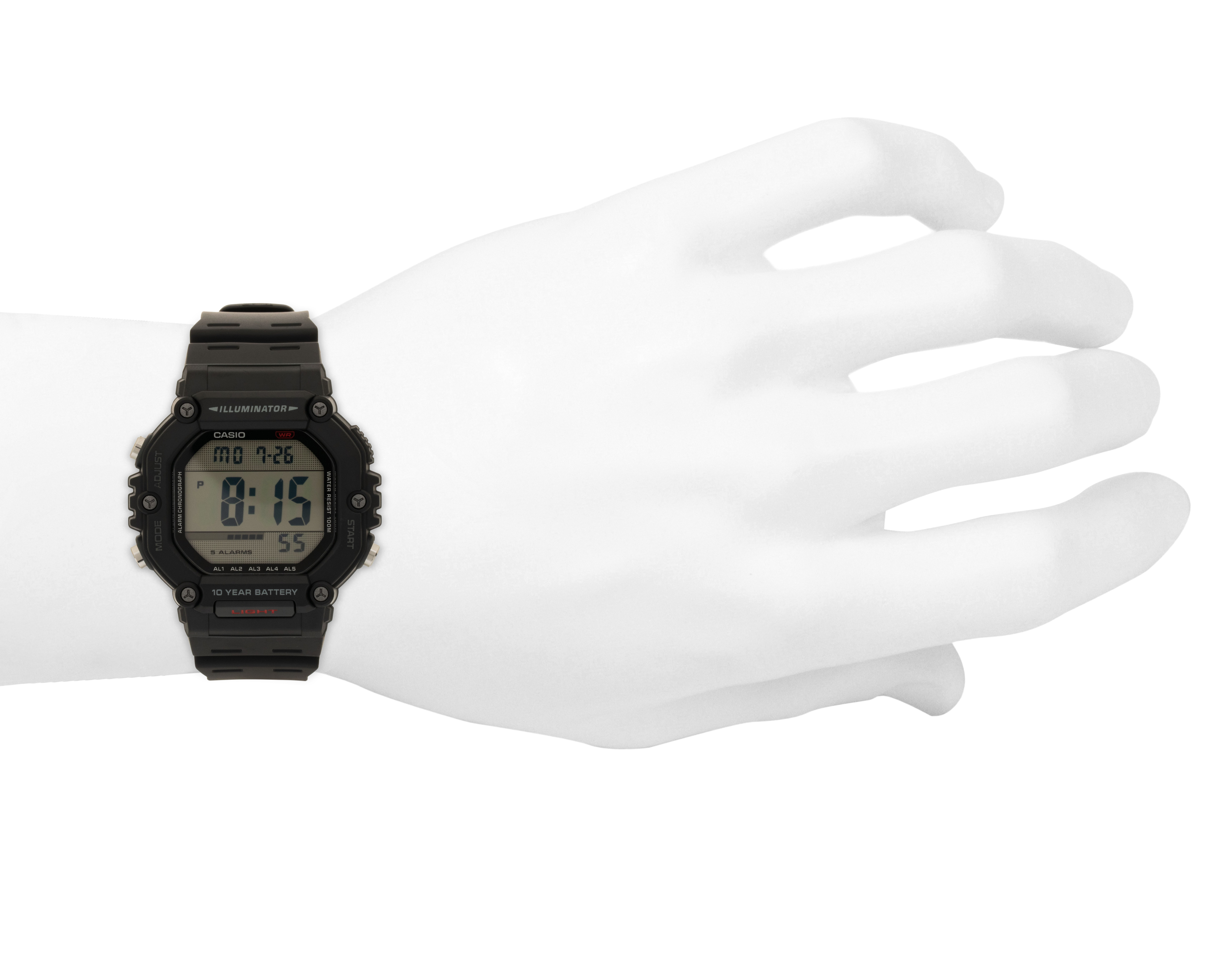 Foto 5 pulgar | Foto 4 | Reloj Casio para Hombre  AE-1600H-1AVCF Negro