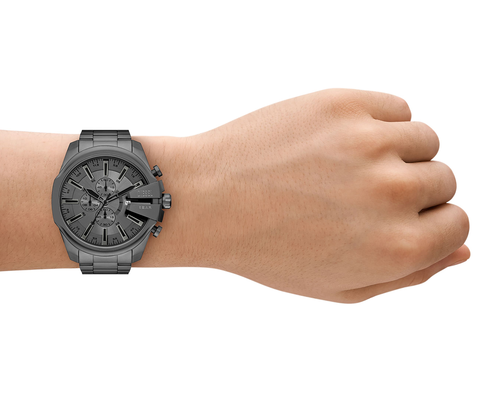 Foto 5 pulgar | Foto 4 | Reloj Diesel para Hombre Mega Chief Slim DZ4676 Gris