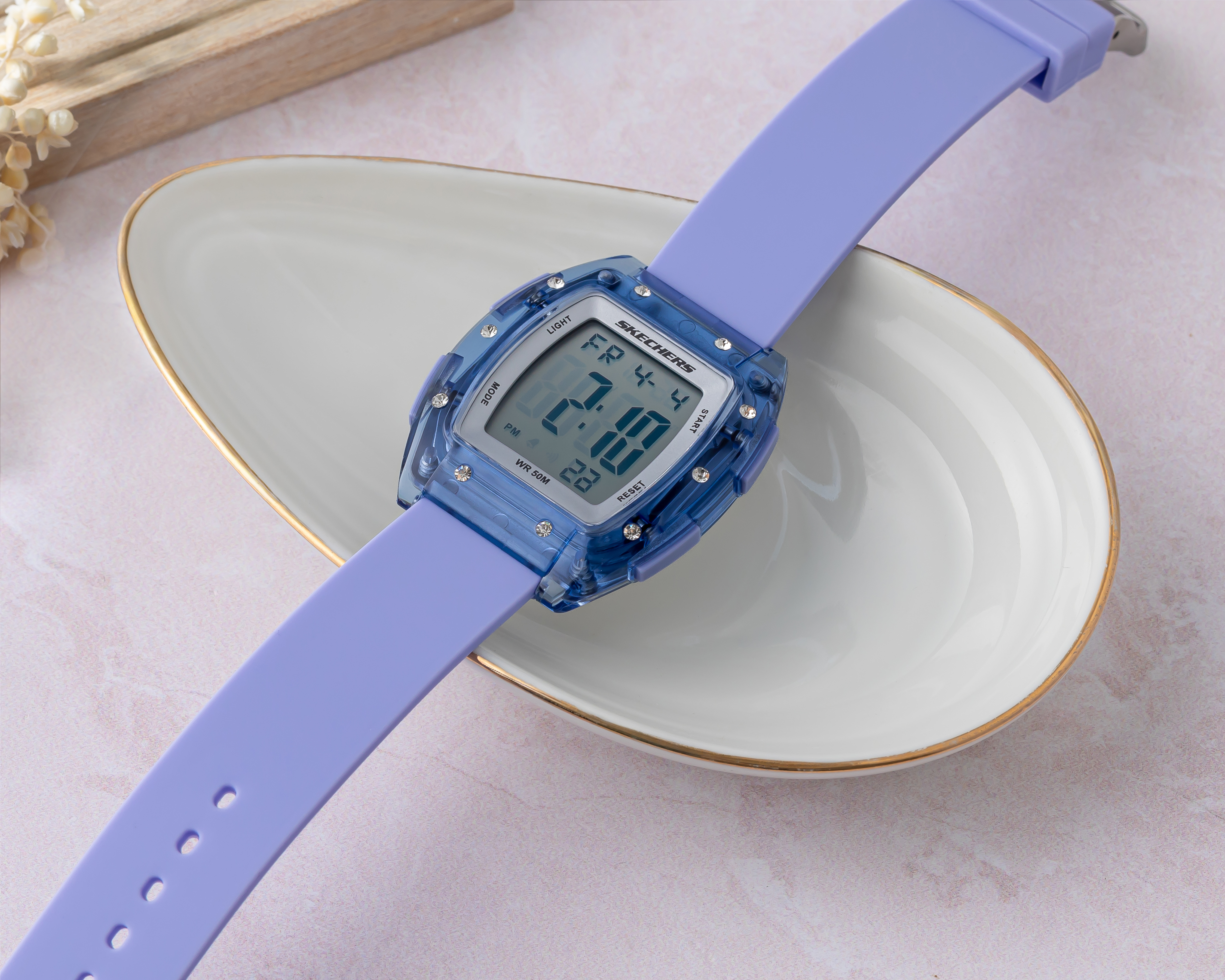 Foto 6 pulgar | Foto 5 | Reloj Skechers para Mujer Sawtelle SR6323 Morado