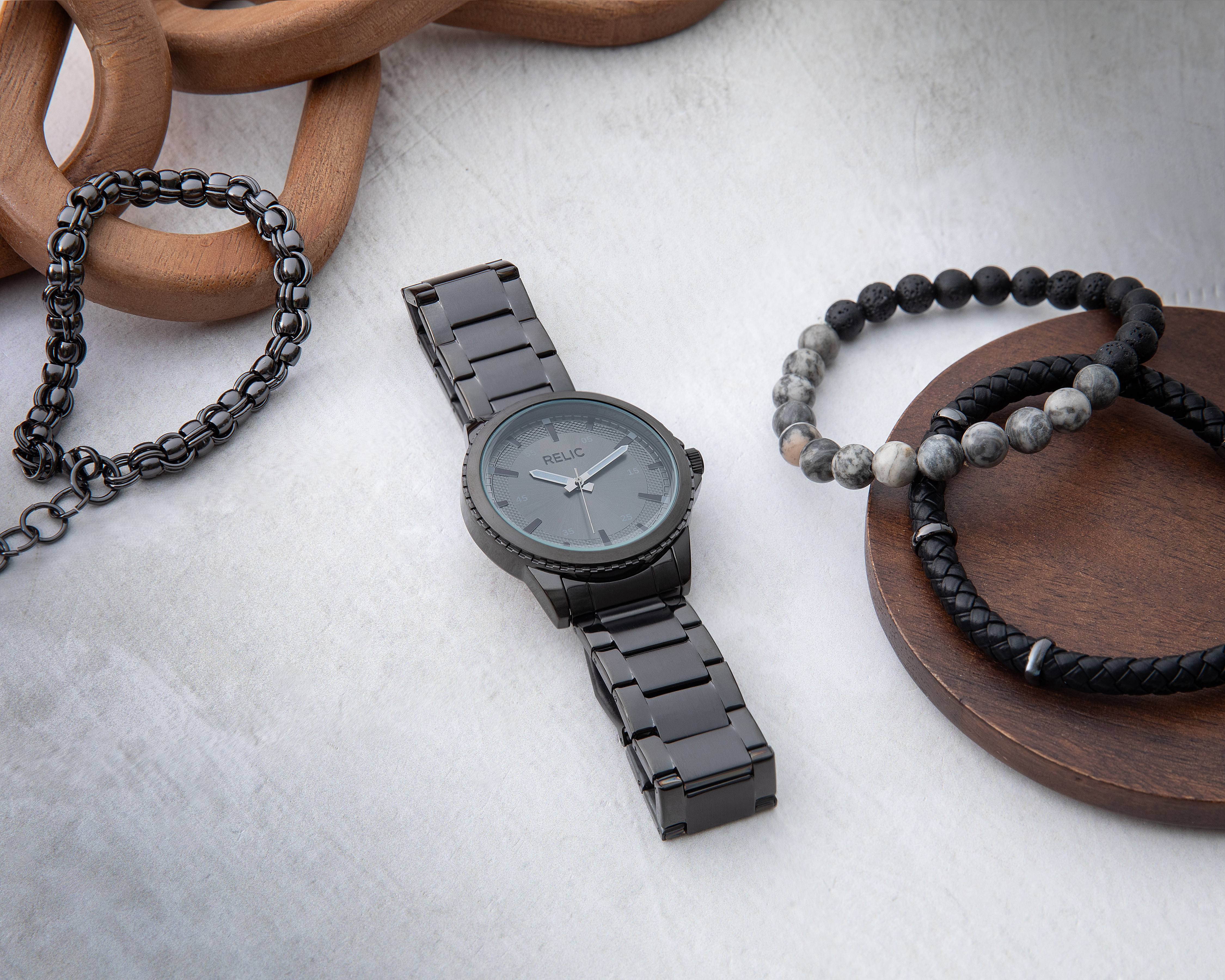 Foto 7 | Foto 7 | Reloj Relic para Hombre ZR97025 con 3 Accesorios