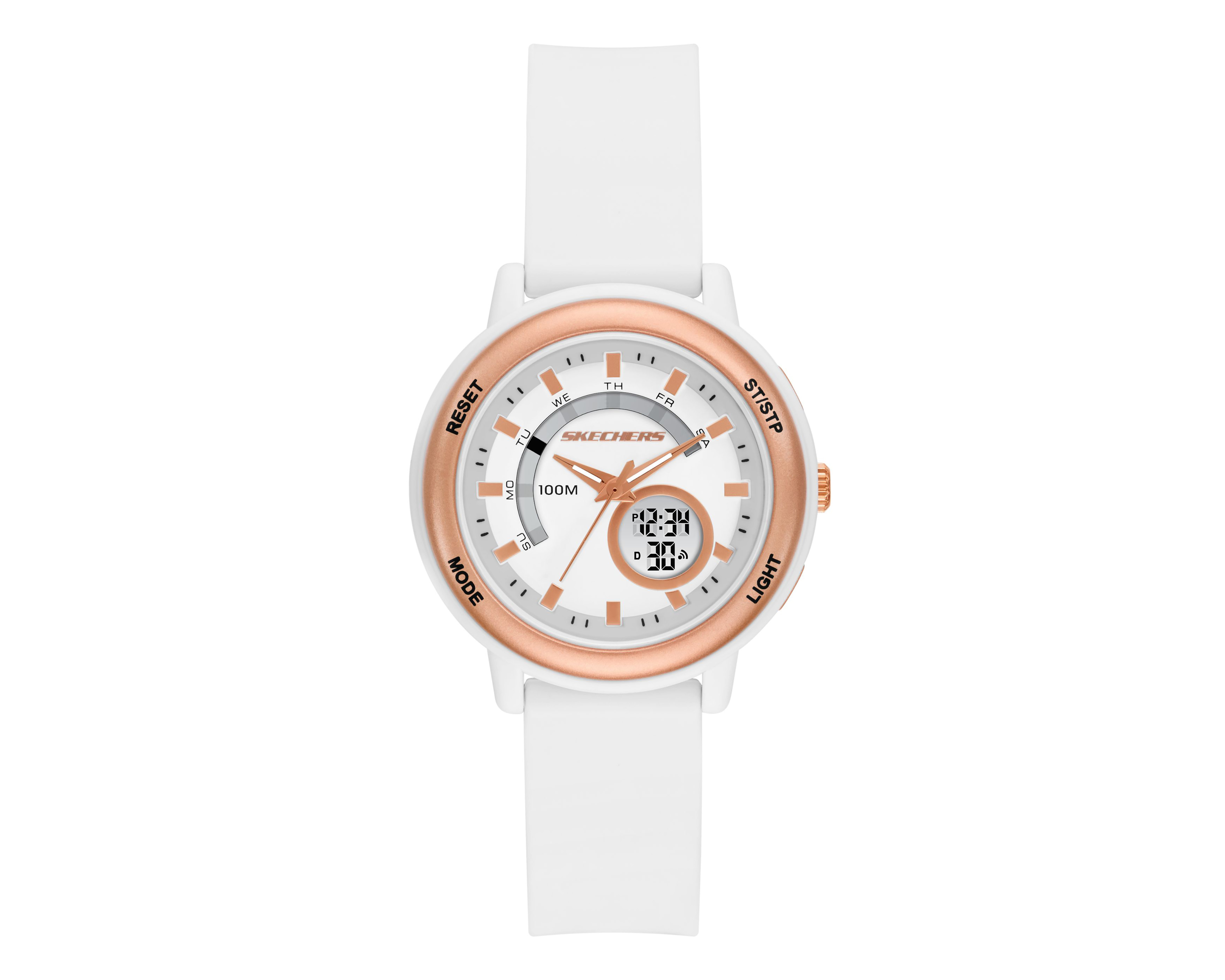 Foto 2 pulgar | Foto 1 | Reloj Skechers para Mujer SR6327 Blanco