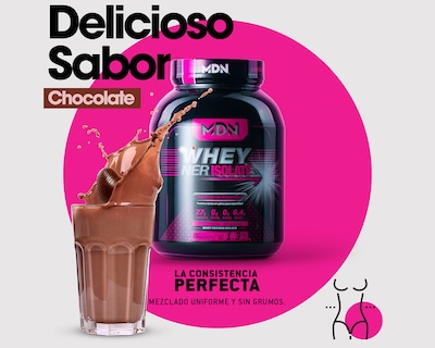 Foto 5 | Foto 5 | Suplemento Alimenticio MDN Sports Whey Ner Isolate Proteína Aislada Sabor Chocolate 1.3 kg