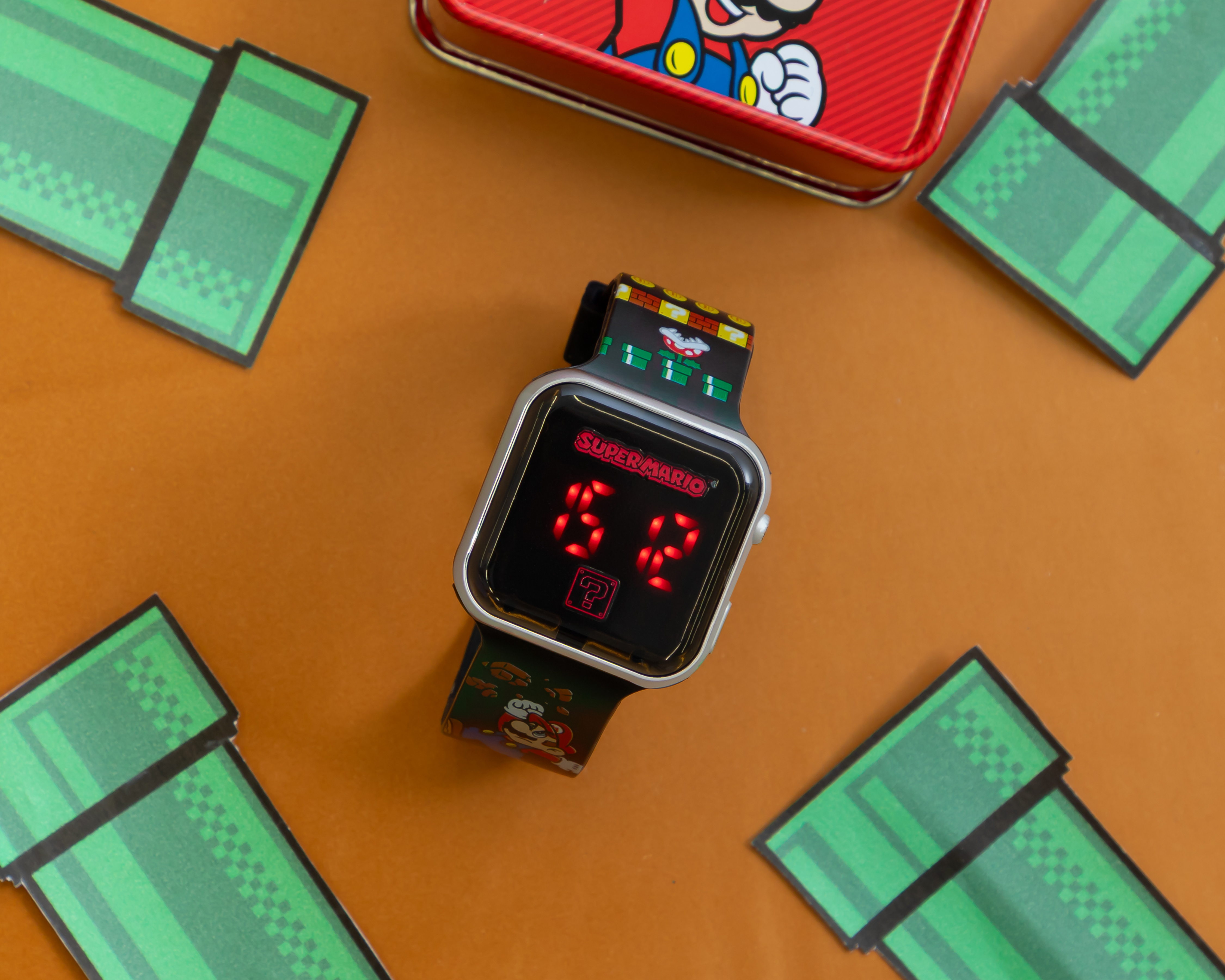 Foto 7 | Foto 7 | Reloj Super Mario para Niño GSM4203AZ Negro