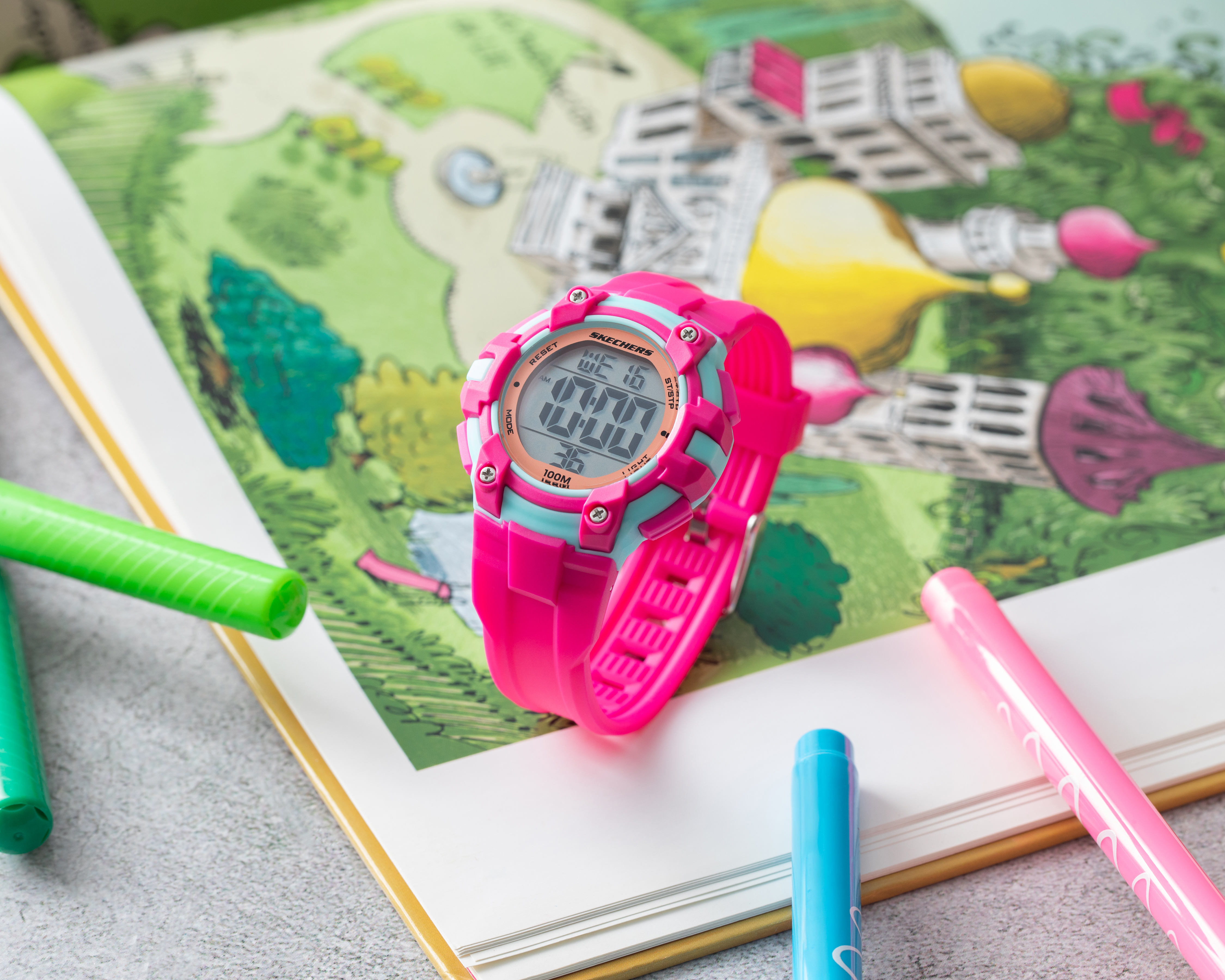 Foto 7 pulgar | Foto 6 | Reloj Skechers para Mujer SR2149 Rosa Anoka