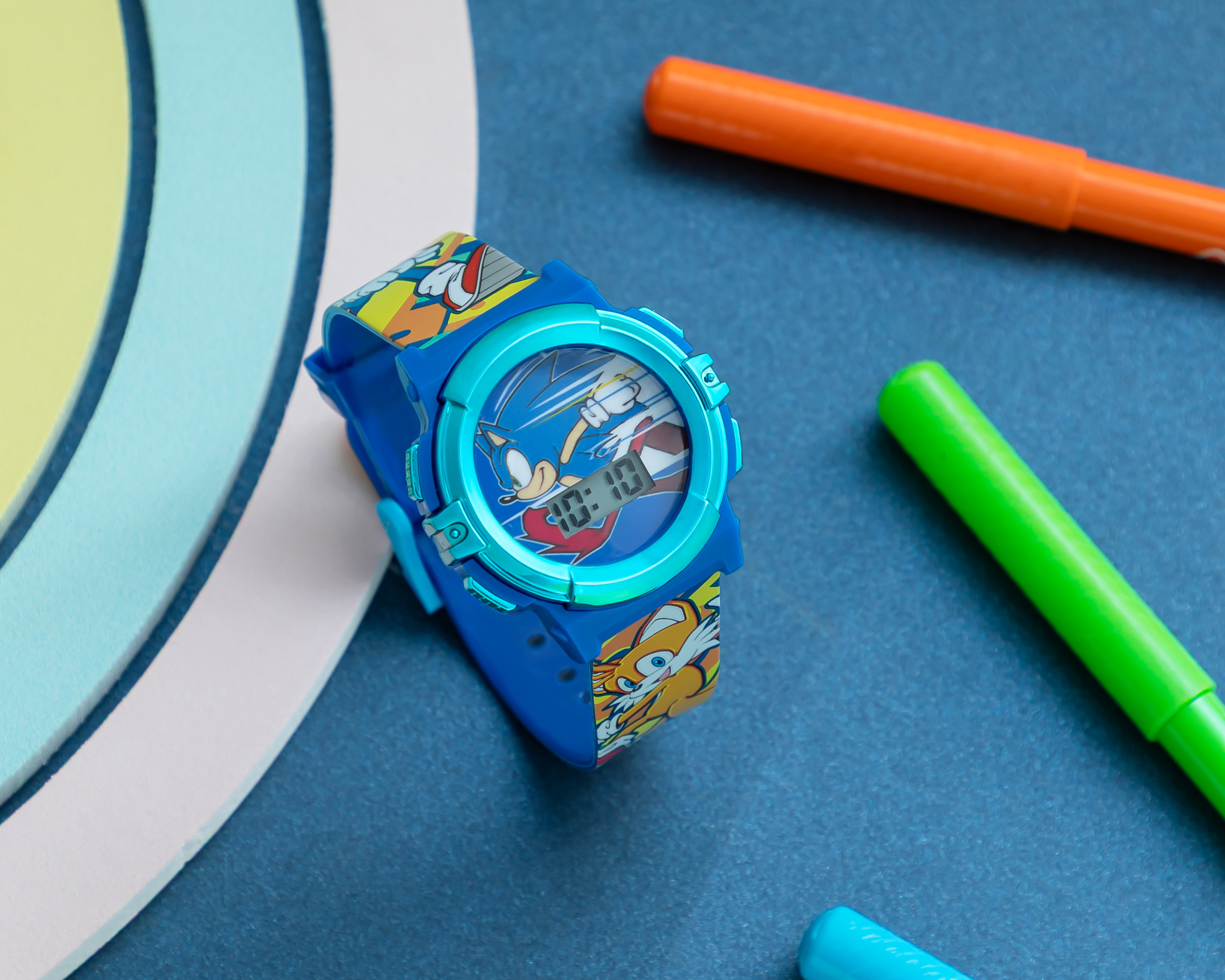 Foto 7 | Foto 7 | Reloj Sonic para Niño SNC4227MRO Azul