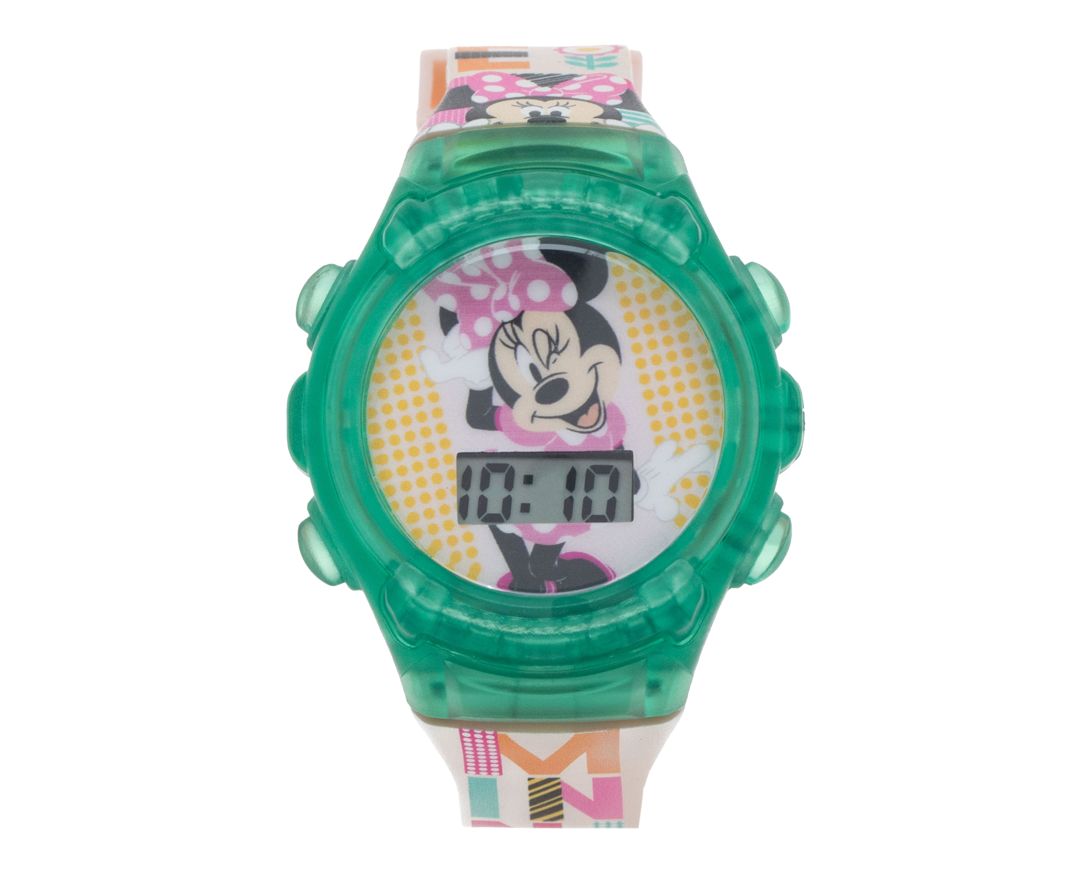 Foto 2 pulgar | Foto 1 | Reloj Minnie Mouse Infantil MN4365RO Verde