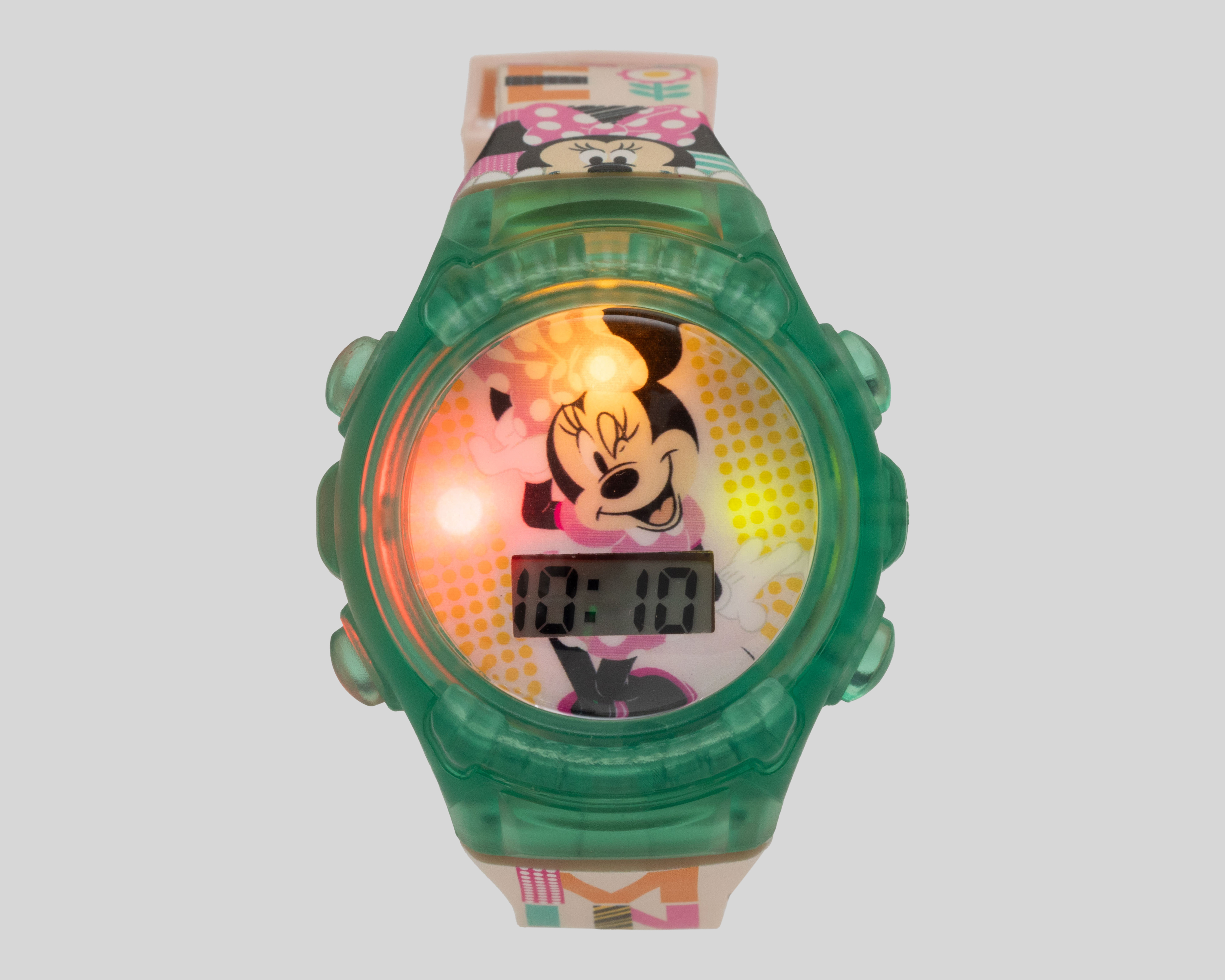 Foto 3 pulgar | Foto 2 | Reloj Minnie Mouse Infantil MN4365RO Verde