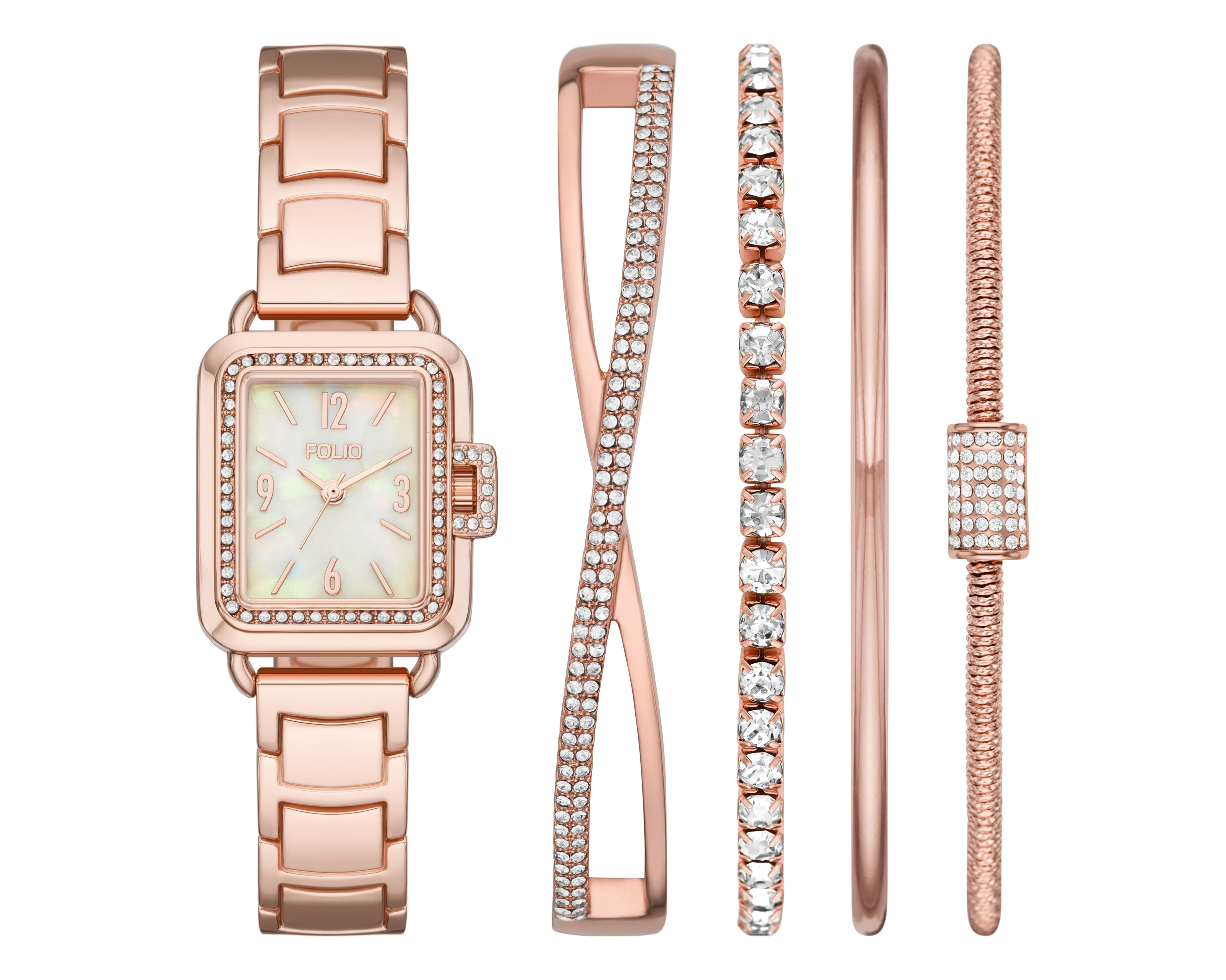 Reloj Folio para Mujer FMDFL2065 con 4 Accesorios