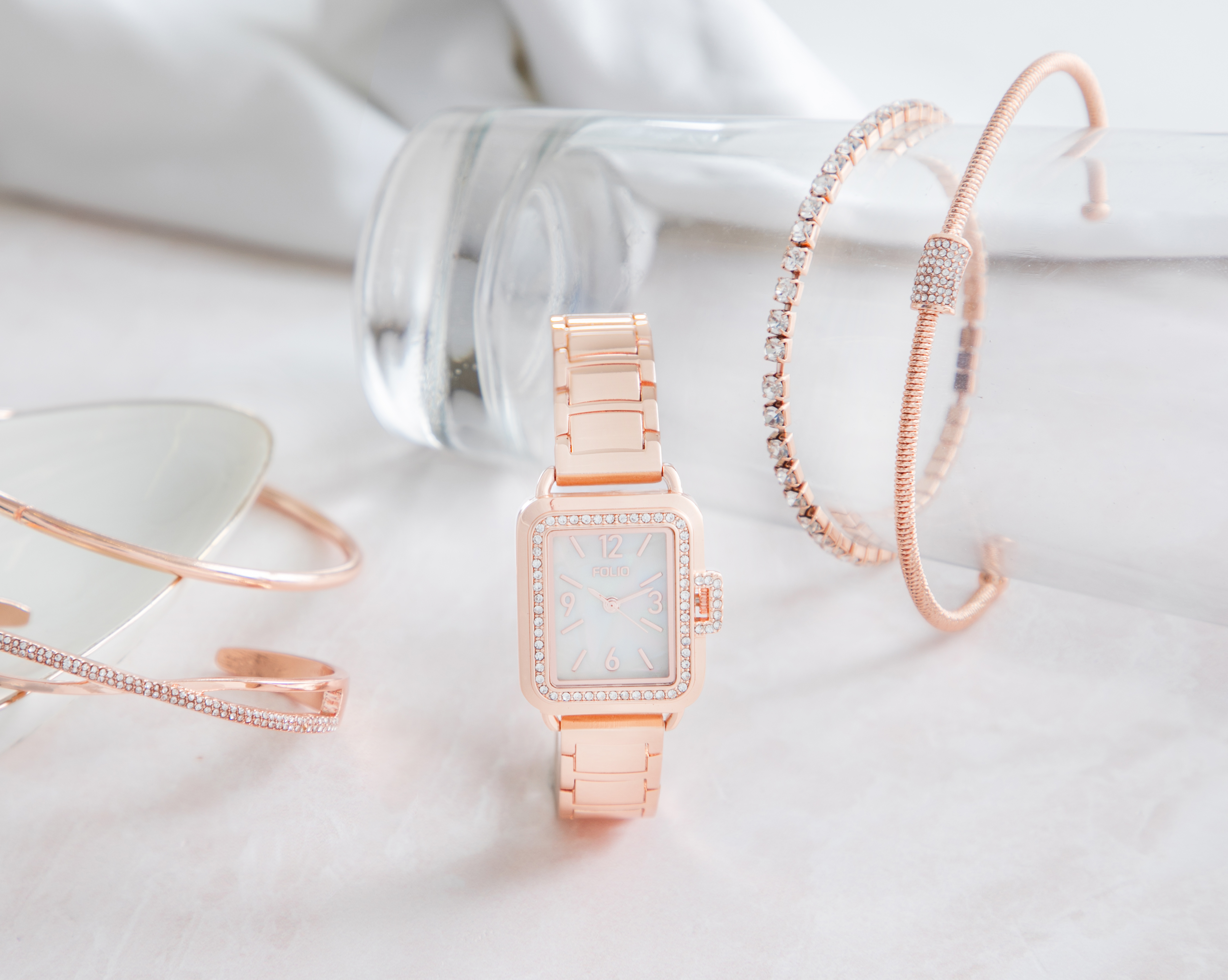 Foto 6 | Foto 6 | Reloj Folio para Mujer FMDFL2065 con 4 Accesorios