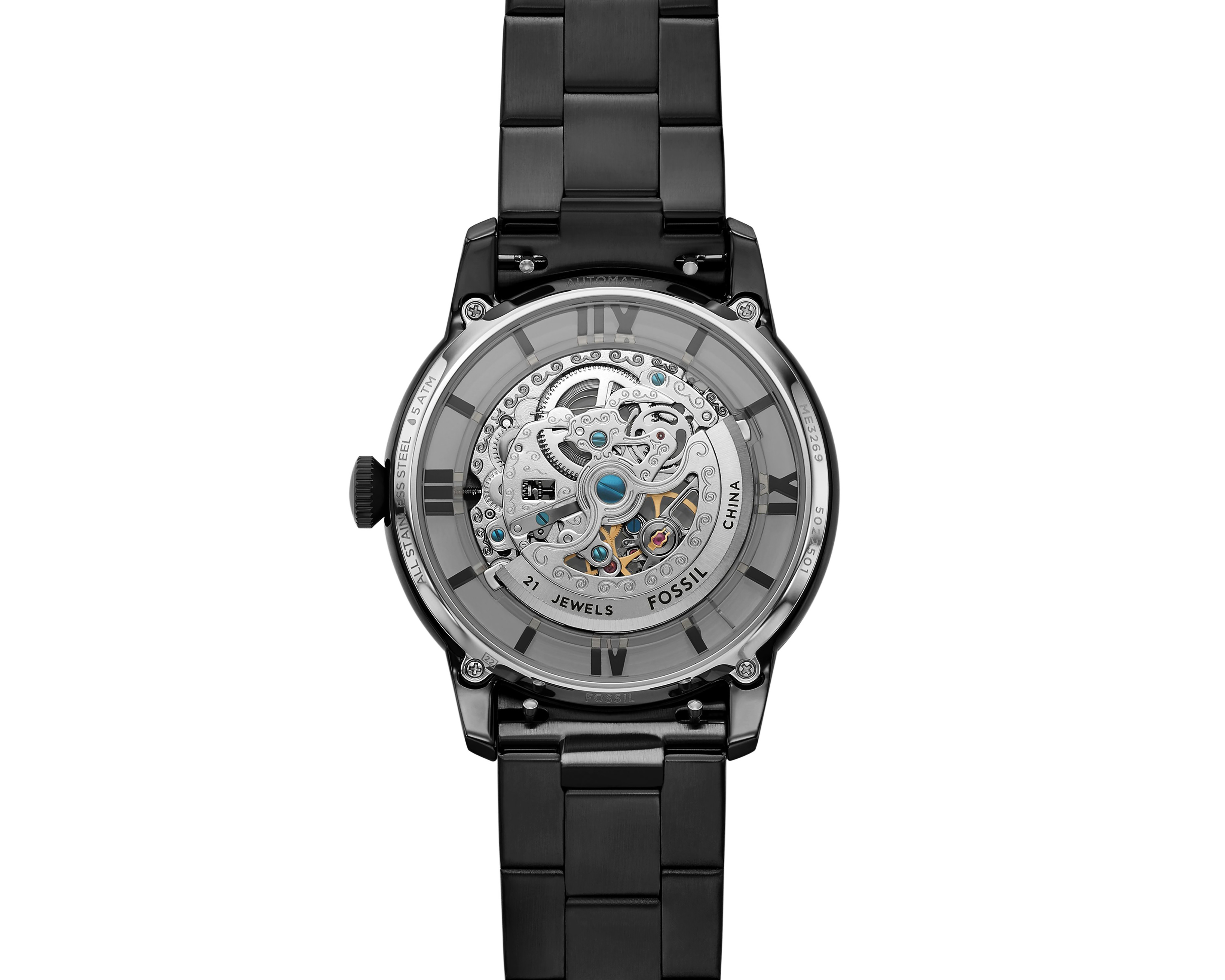 Foto 5 pulgar | Foto 4 | Reloj Fossil para Hombre Townsman ME3269 Negro