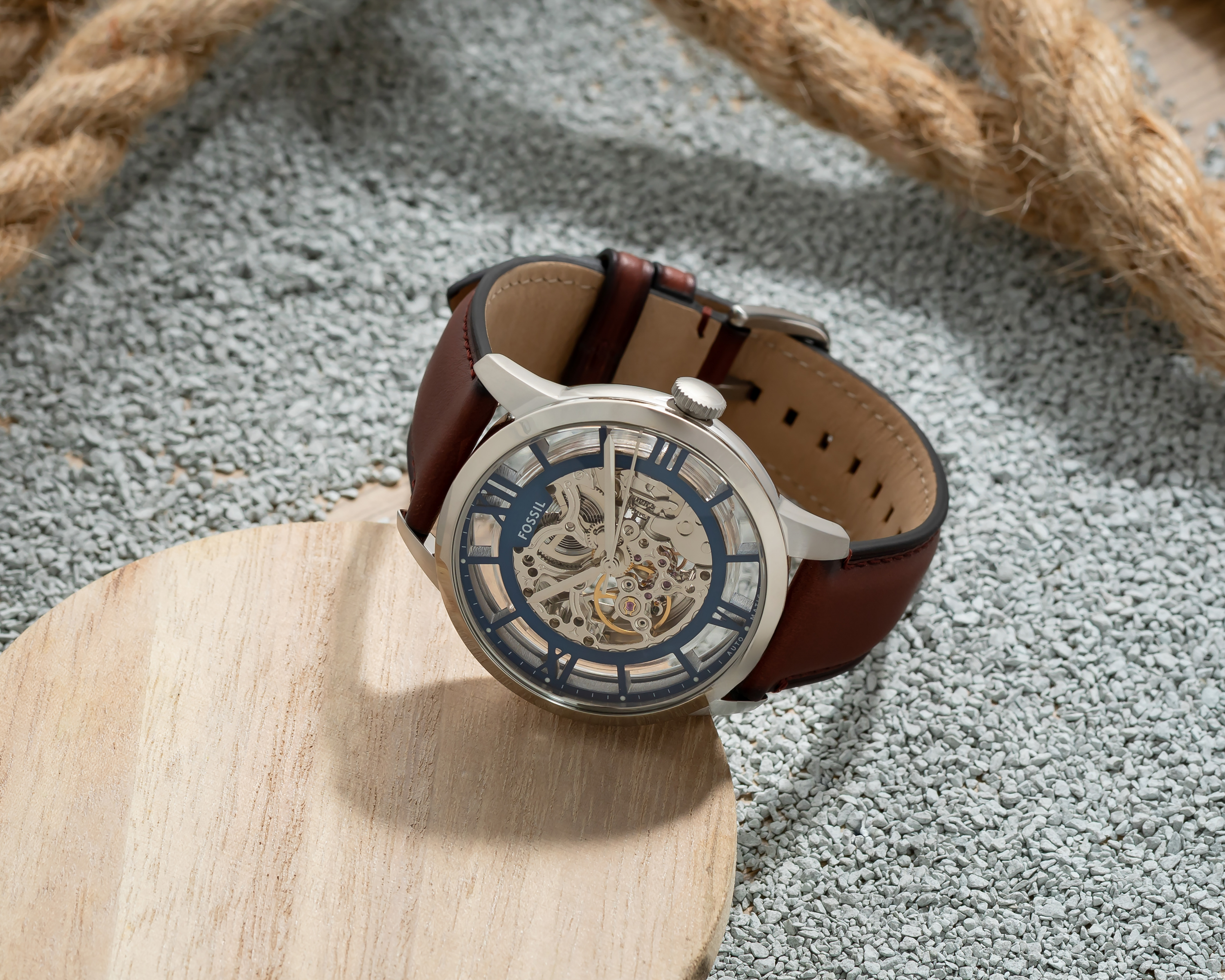Foto 6 | Foto 6 | Reloj Fossil para Hombre ME3267 Café
