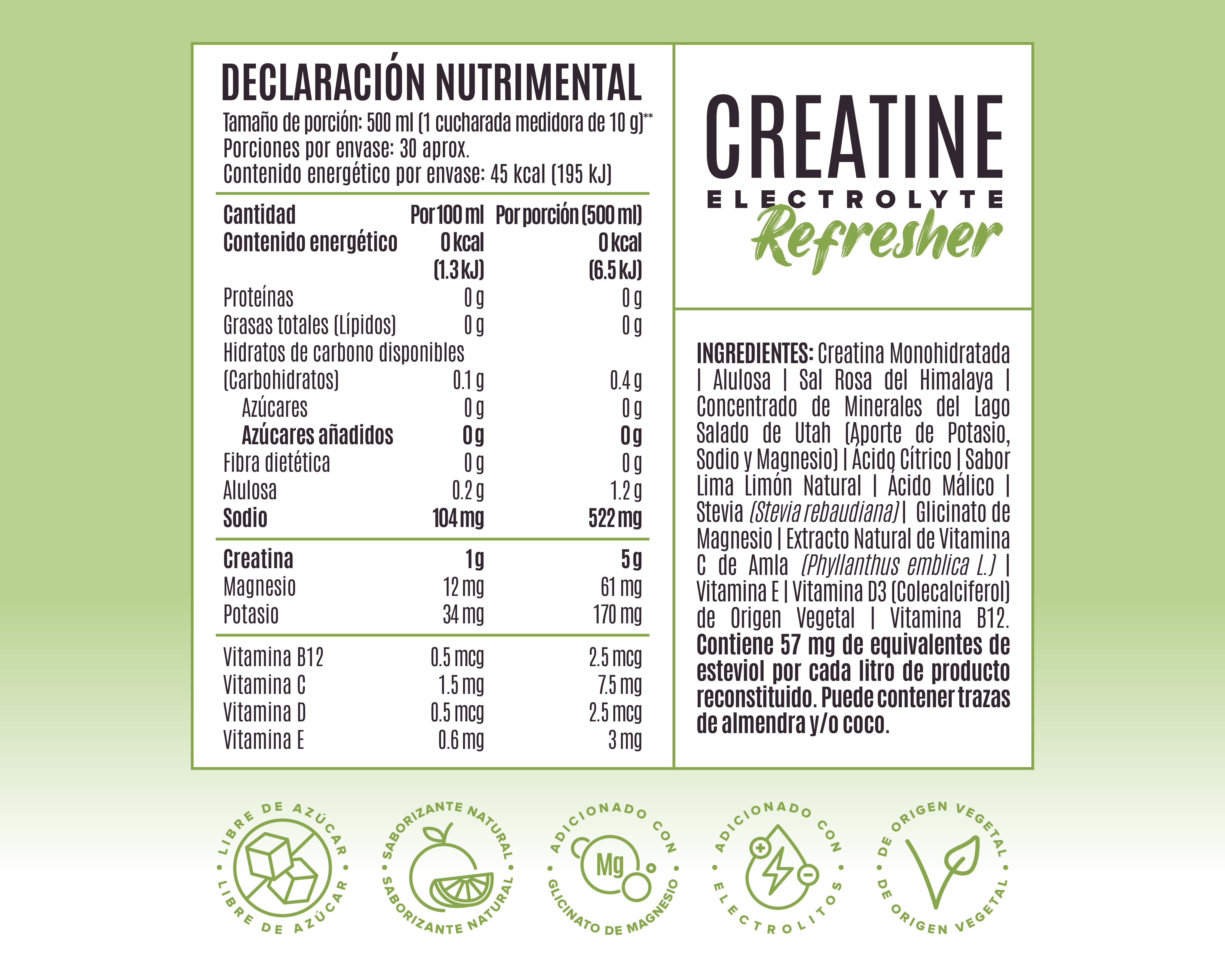 Foto 5 pulgar | Foto 4 | Creatina Birdman Performance Series de Alta Pureza Lemon Twist 300 g