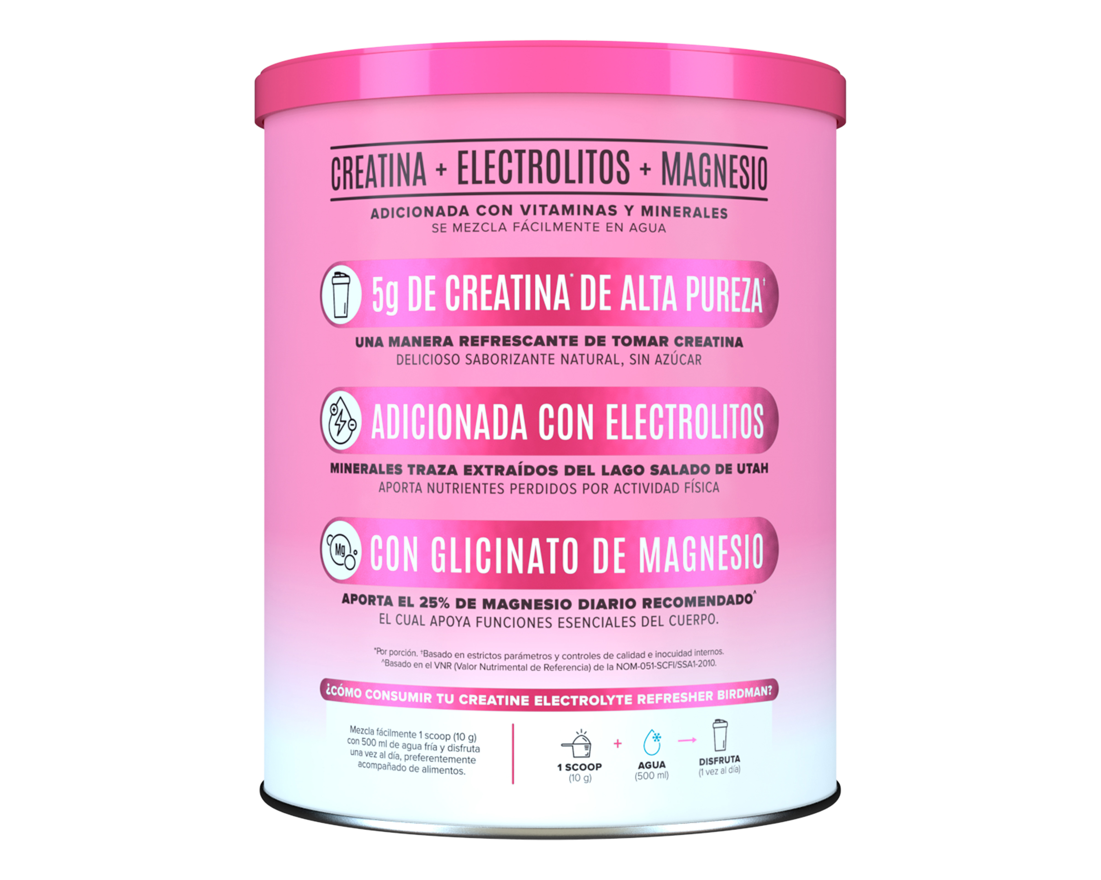 Foto 2 | Foto 2 | Creatina Birdman Performance Series de Alta Pureza Pink Lemonade 300 g