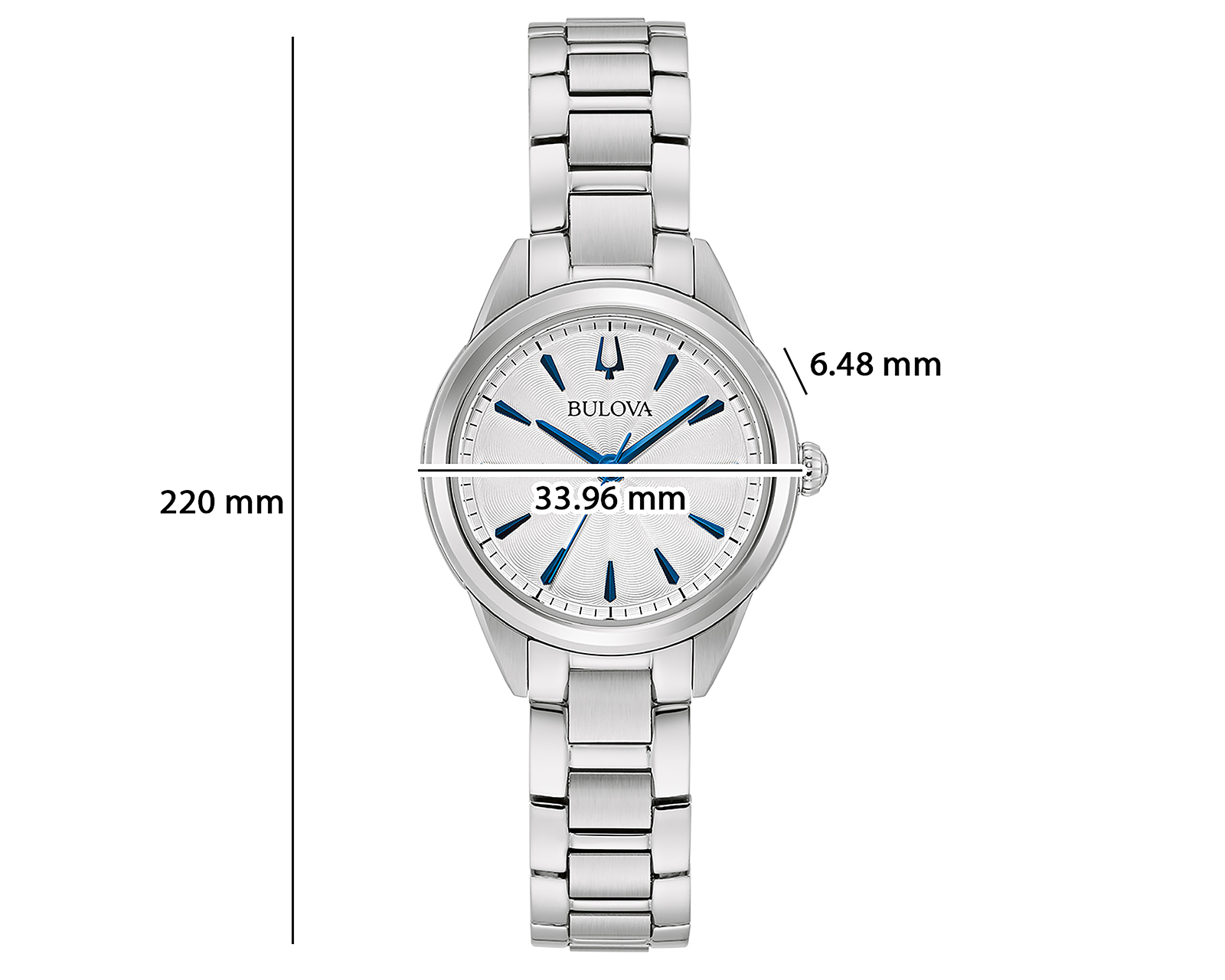 Foto 6 pulgar | Foto 5 | Reloj Bulova para Mujer 96L285 Plateado