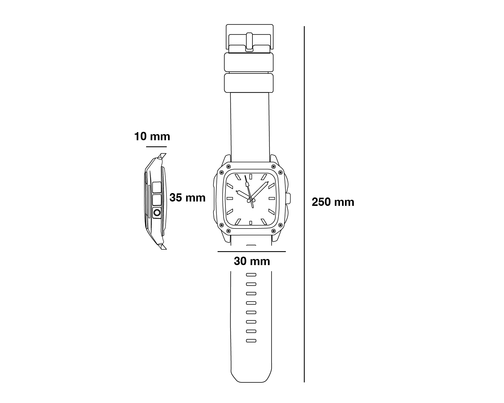 Foto 7 pulgar | Foto 6 | Reloj Strona para Mujer STN-MXD241201 Gris