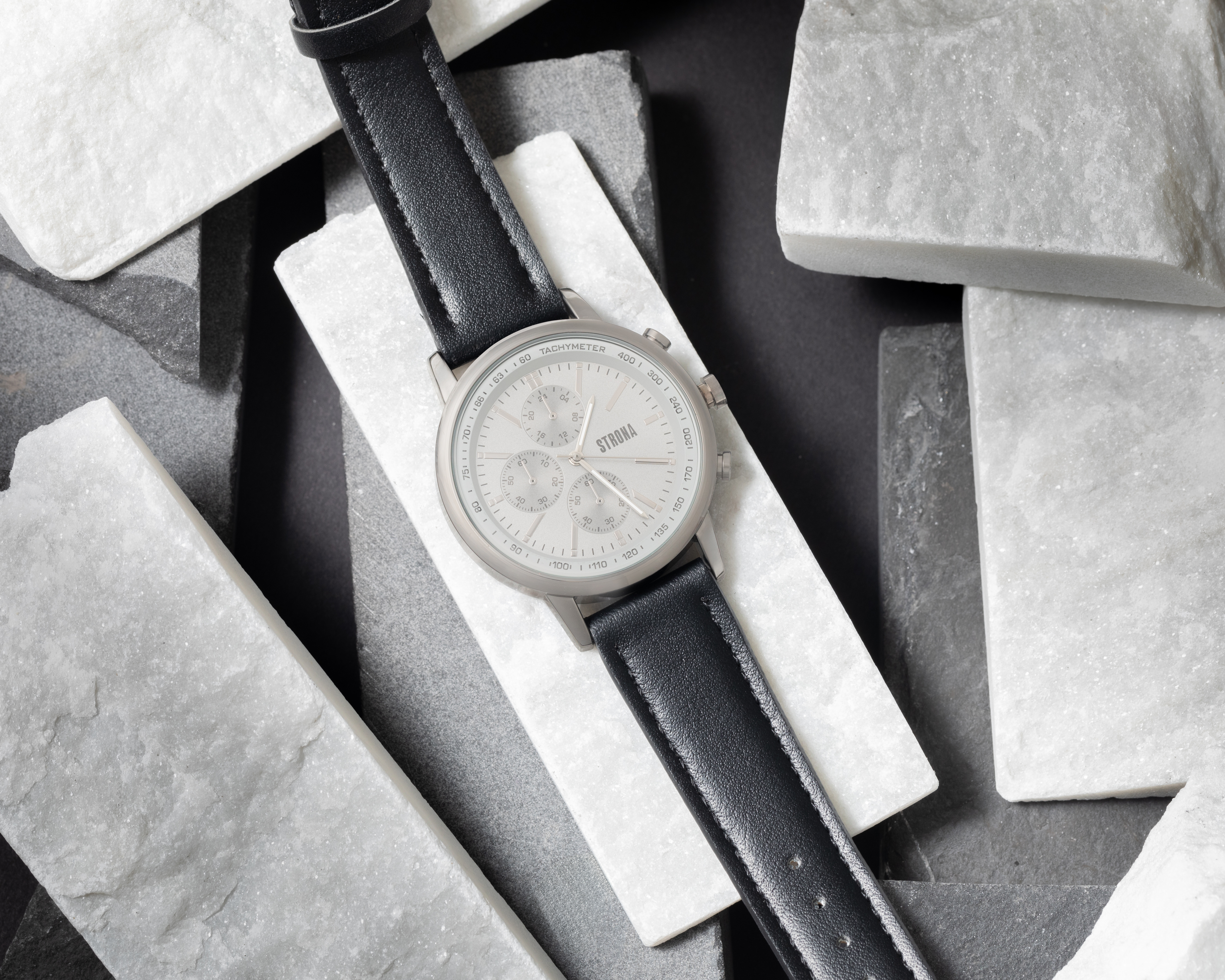 Foto 5 | Foto 5 | Reloj Strona para Hombre STN-M227173-15 Negro