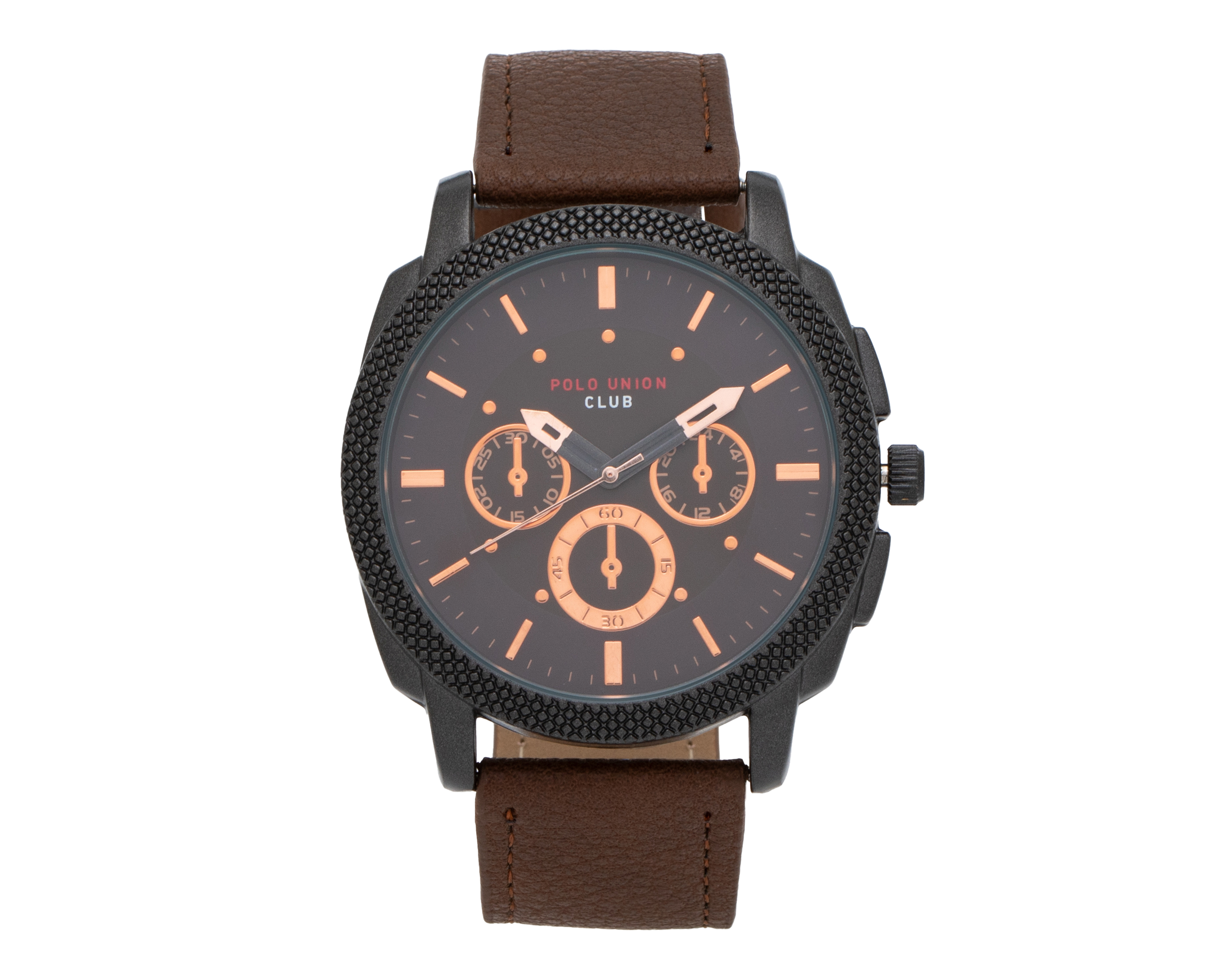 Reloj Polo Union Club parar Hombre PUC-PT416 Café
