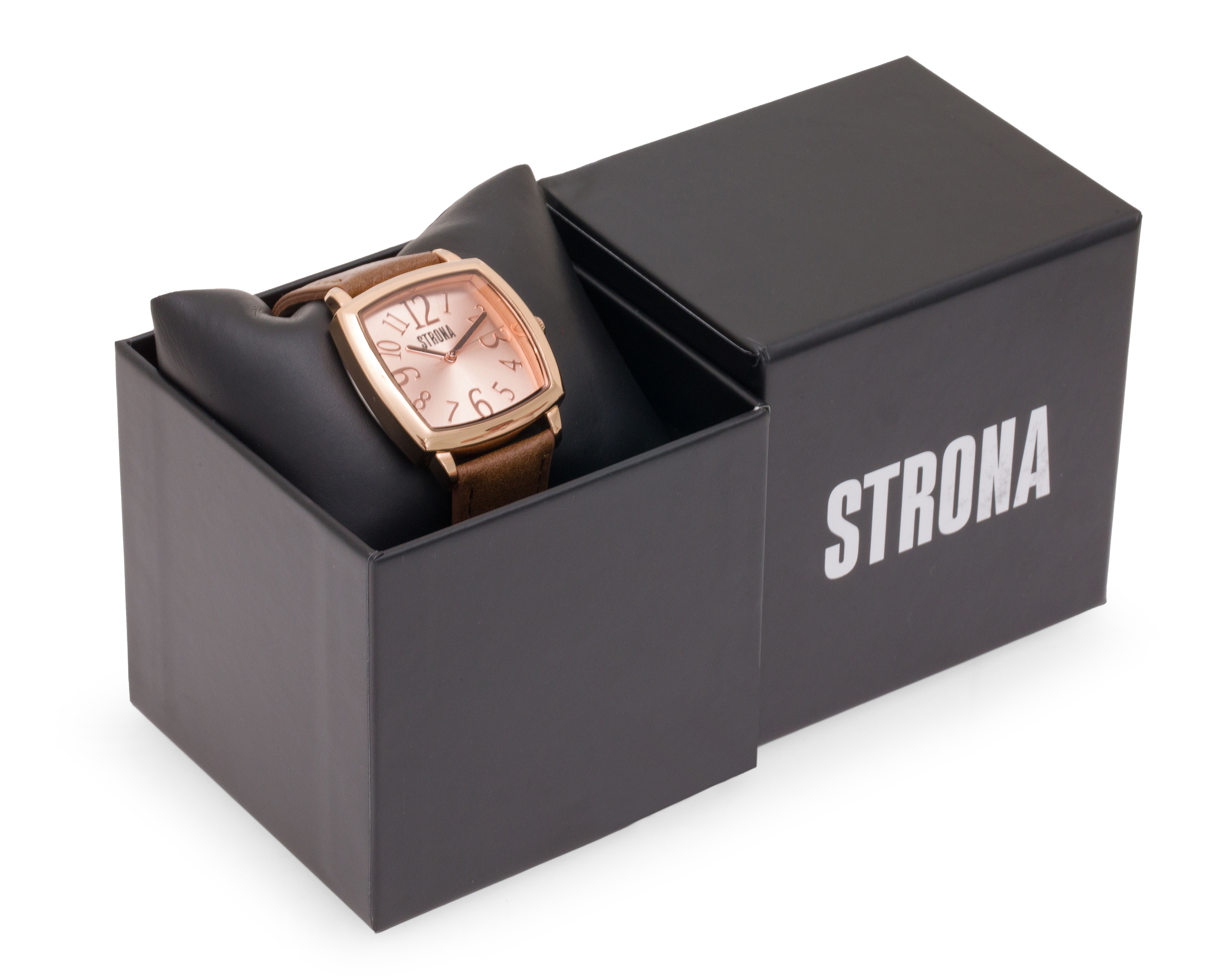 Foto 6 pulgar | Foto 5 | Reloj Strona para Mujer STN-R517409 Café