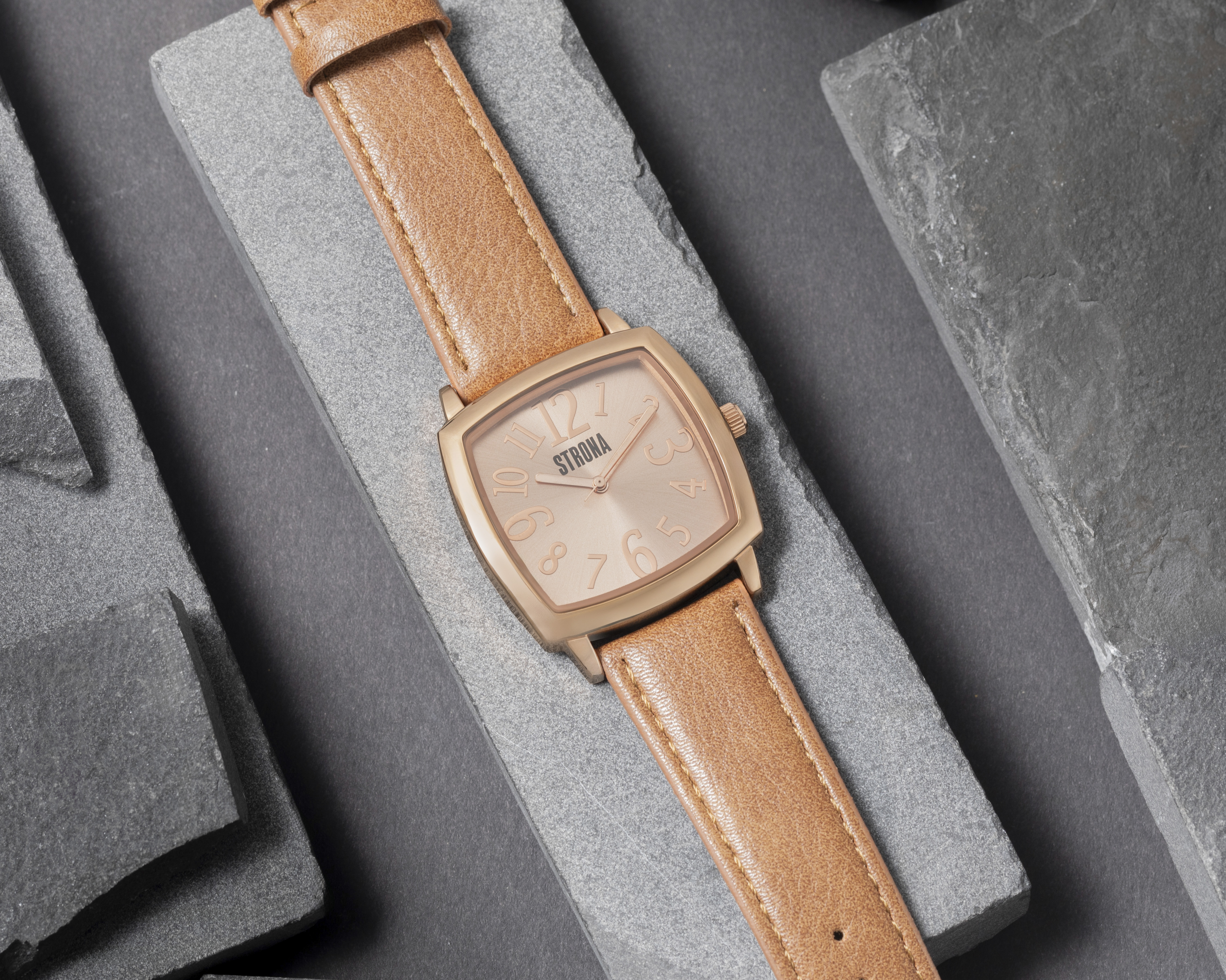 Foto 6 | Foto 6 | Reloj Strona para Mujer STN-R517409 Café