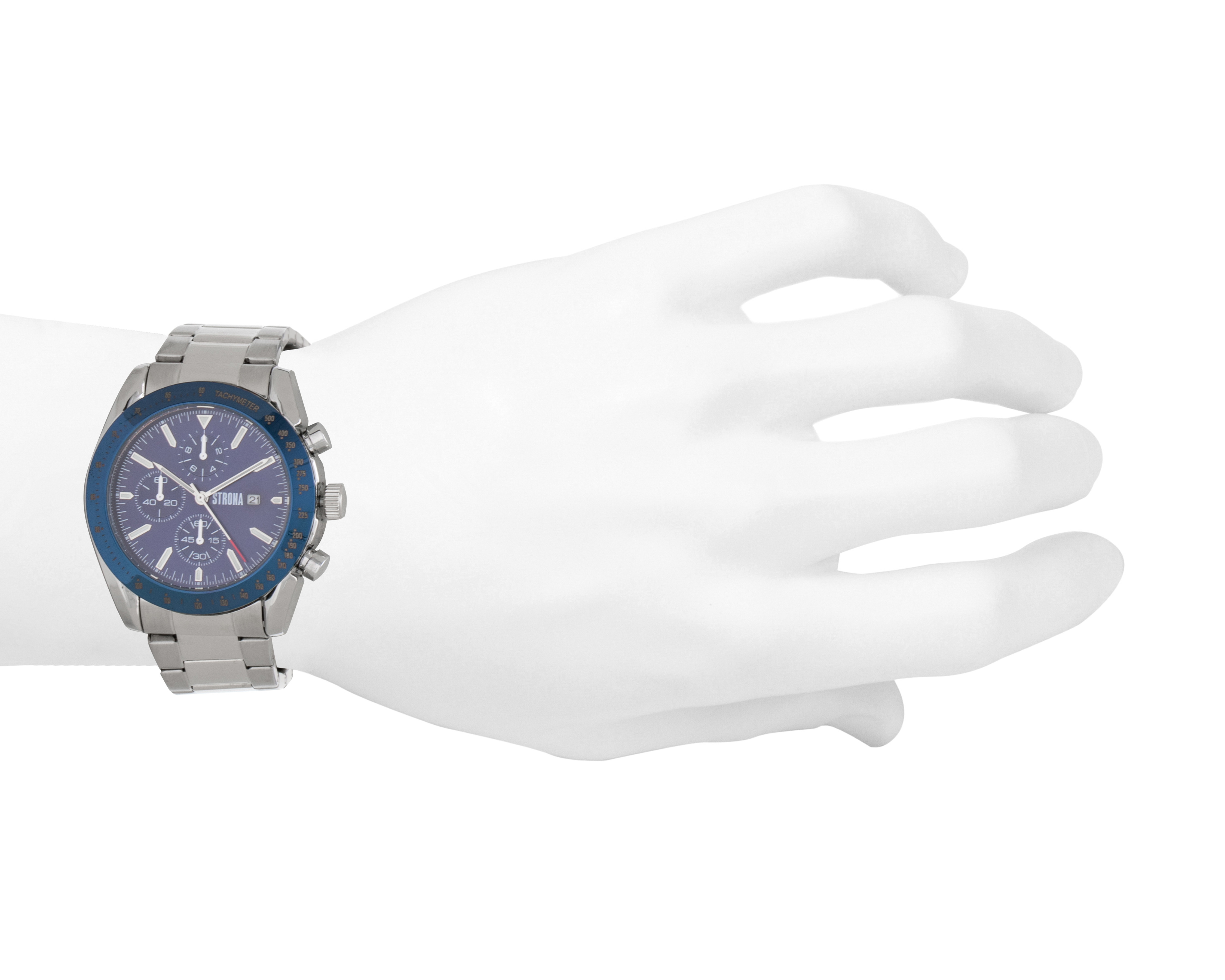 Foto 5 pulgar | Foto 4 | Reloj Strona para Hombre STN-K5201-331 Plateado