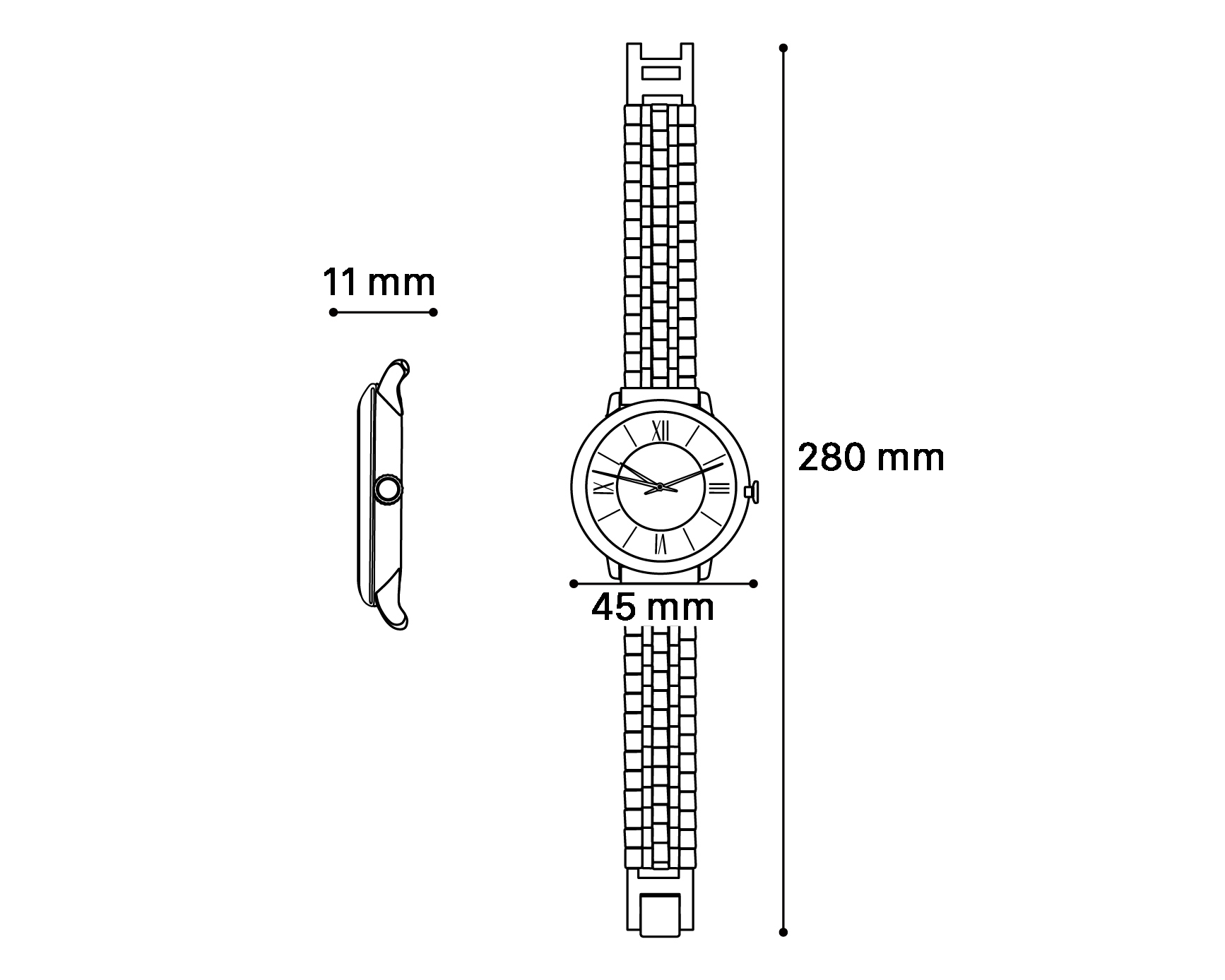 Foto 8 pulgar | Foto 7 | Reloj Strona para Hombre STN-M1044-91 Plateado