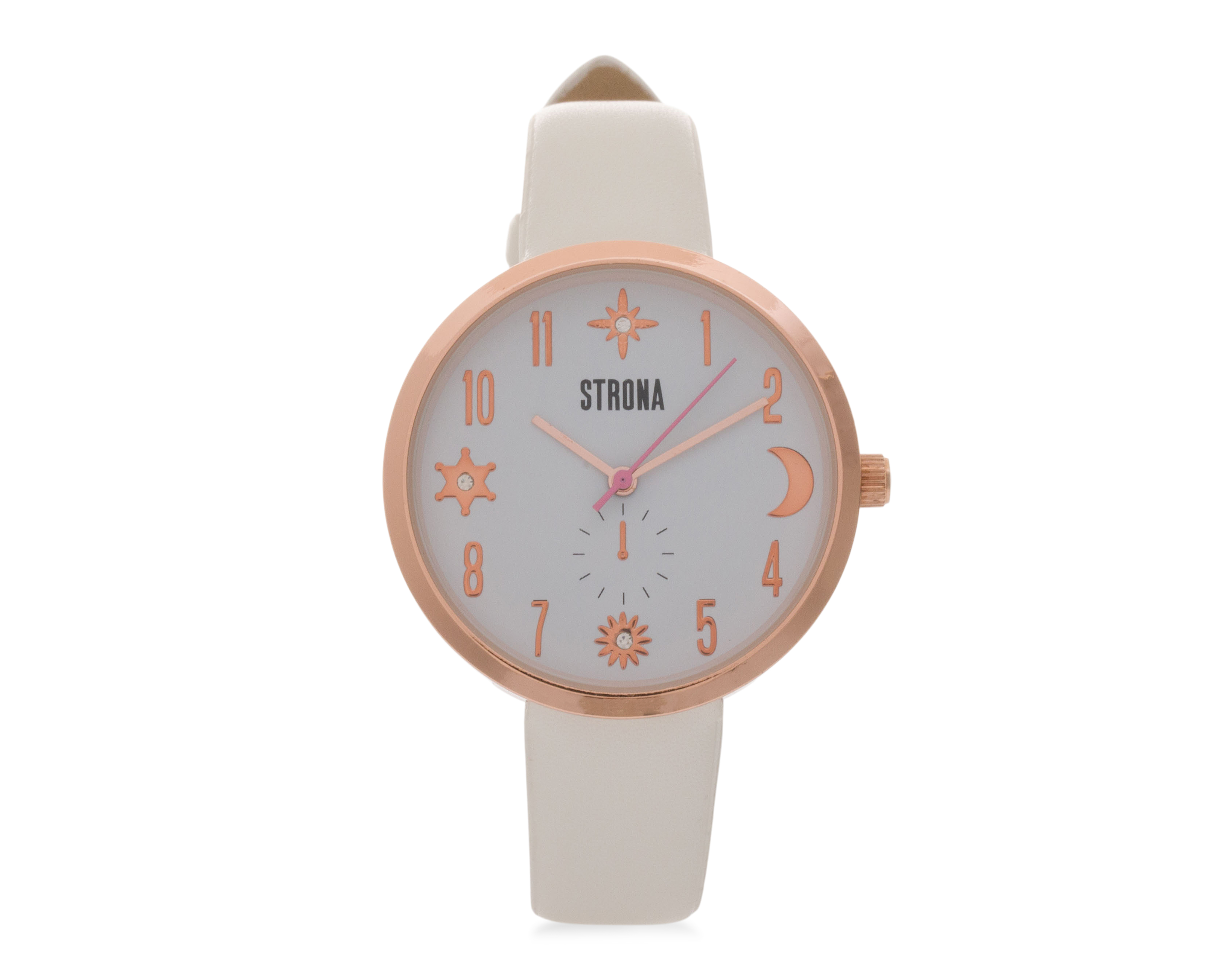 Foto 2 pulgar | Foto 1 | Reloj Strona para Mujer STN-BN-466 Blanco