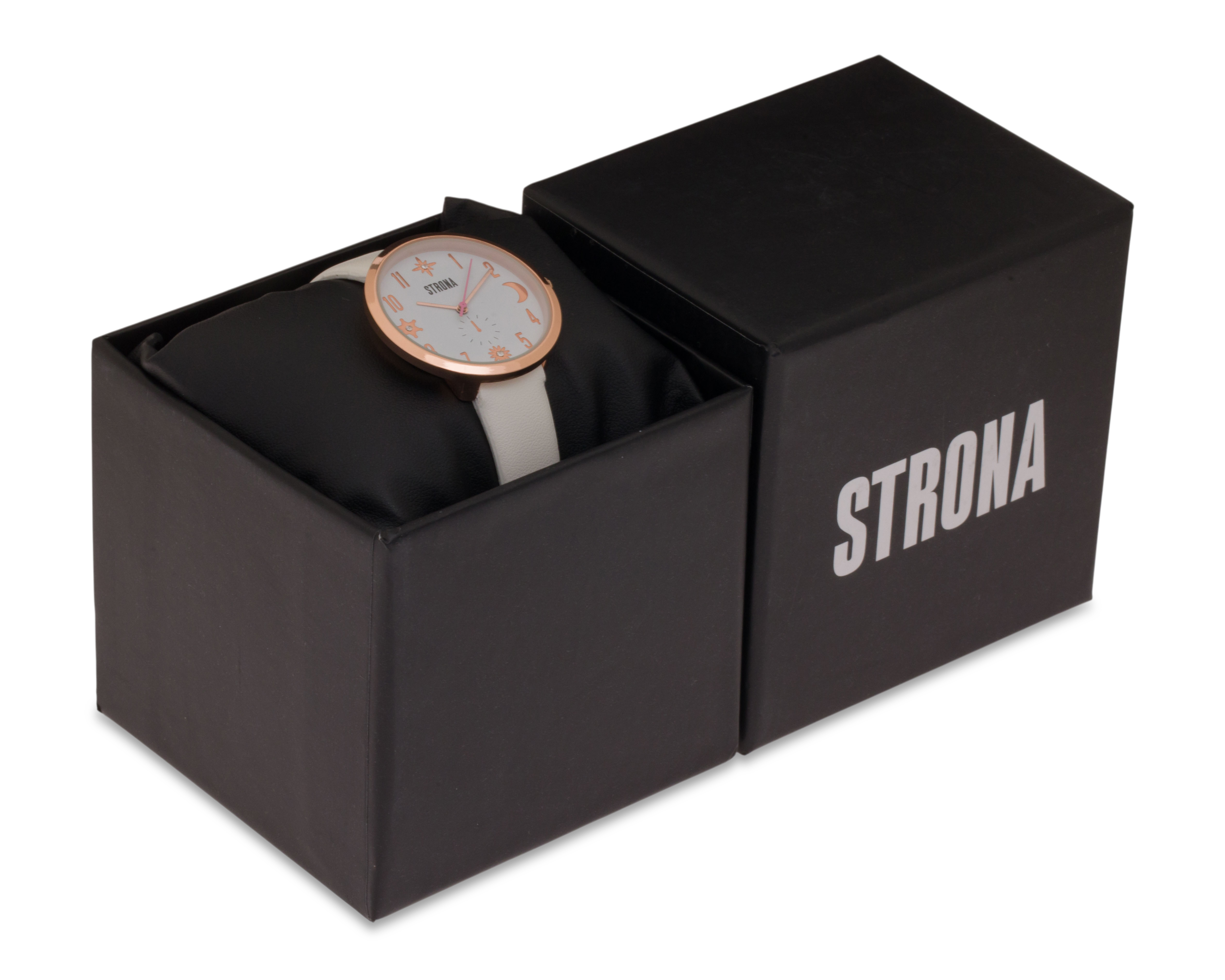 Foto 6 pulgar | Foto 5 | Reloj Strona para Mujer STN-BN-466 Blanco