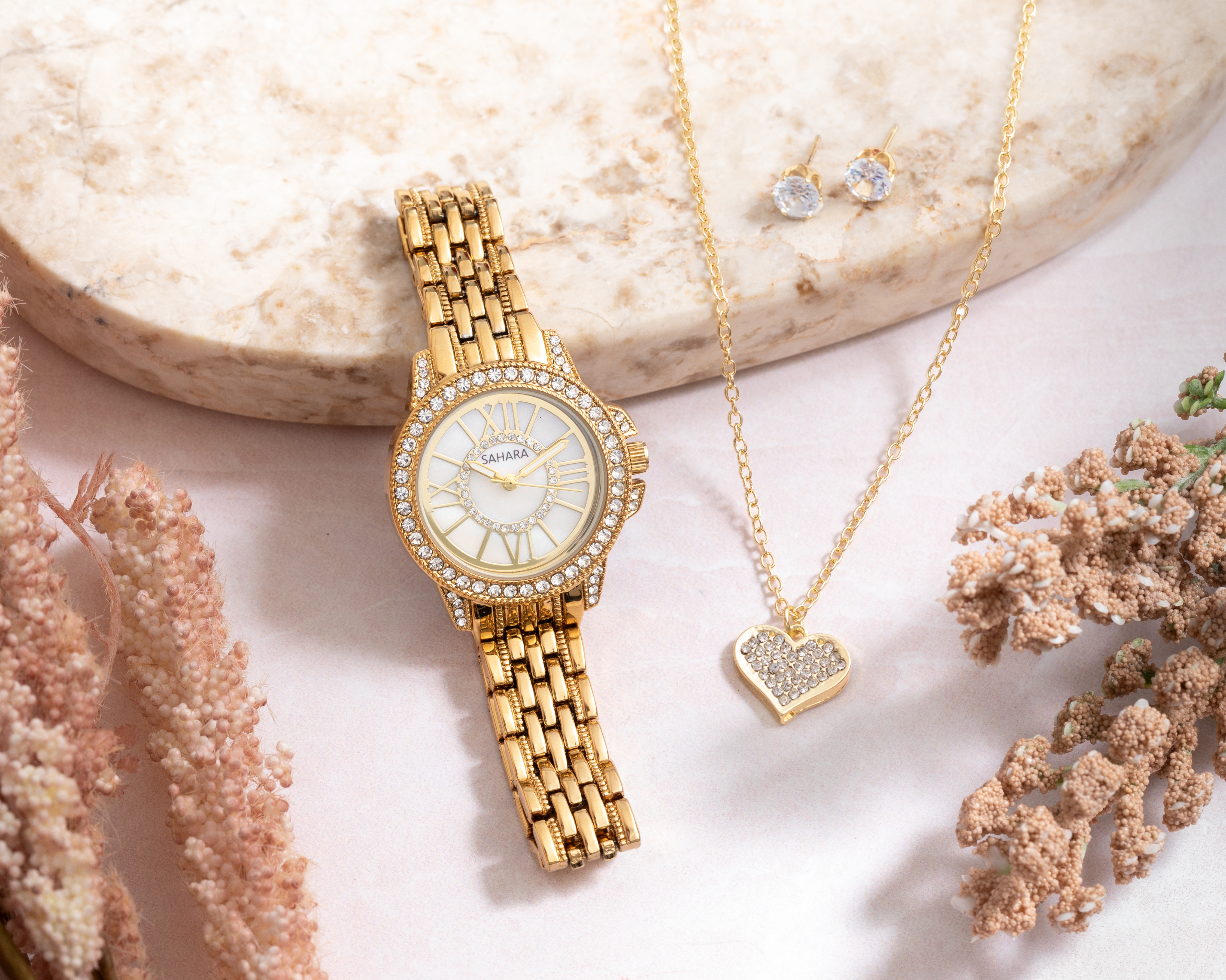 Foto 8 | Foto 8 | Reloj Sahara para Mujer SHR-P4006 con 2 Accesorios