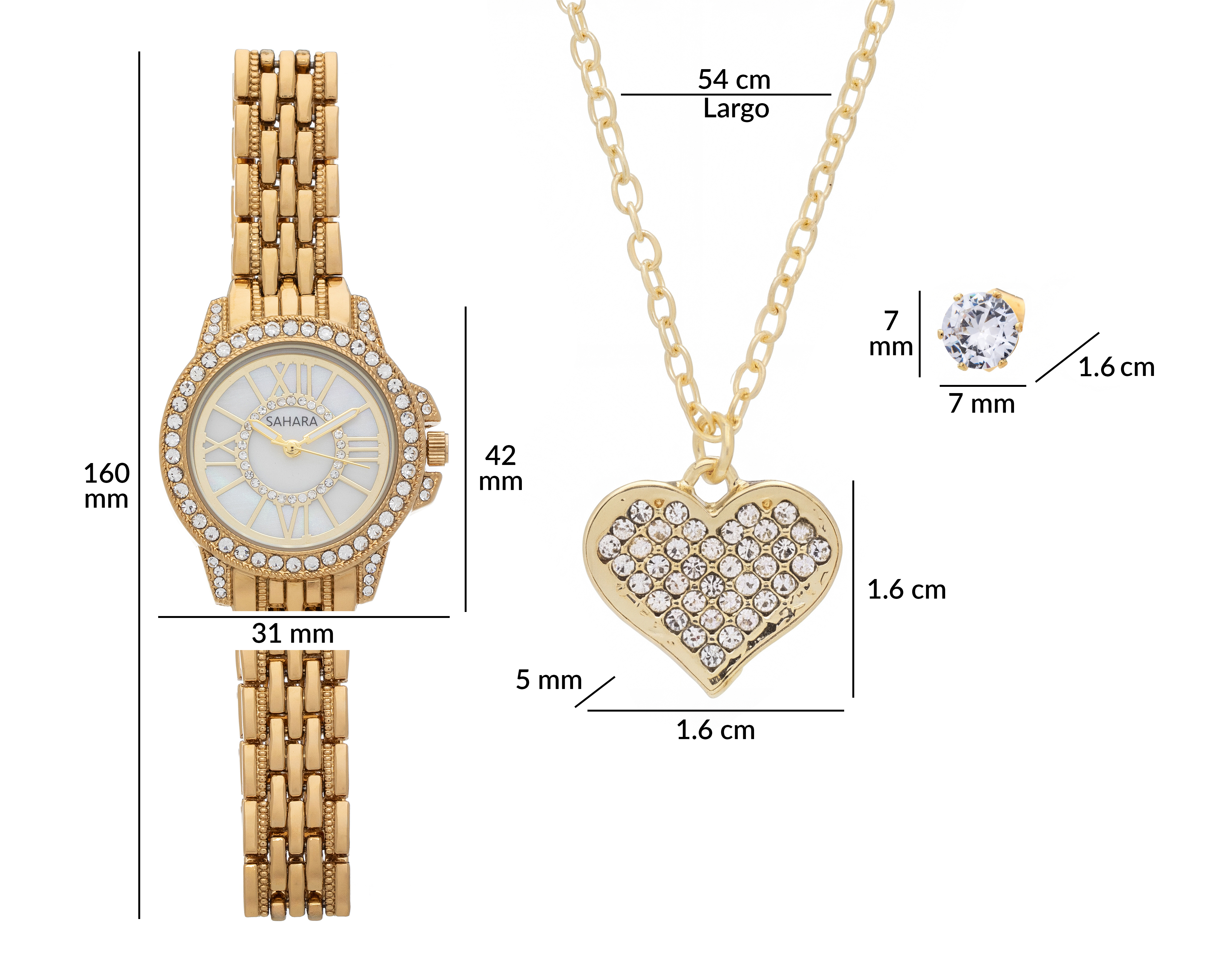 Foto 9 | Foto 9 | Reloj Sahara para Mujer SHR-P4006 con 2 Accesorios