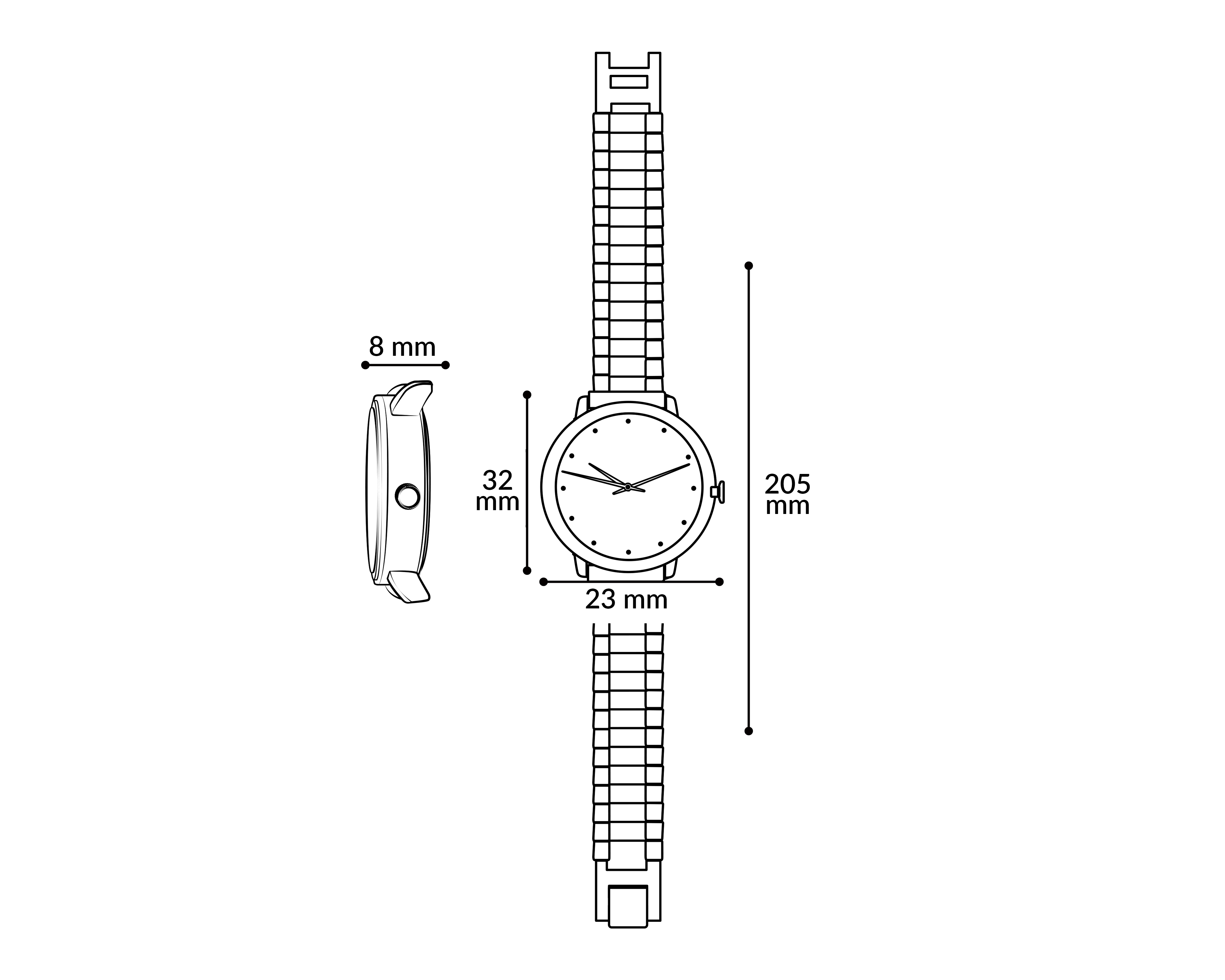 Foto 8 pulgar | Foto 7 | Reloj Sahara para Mujer SHR-P4457 Dorado