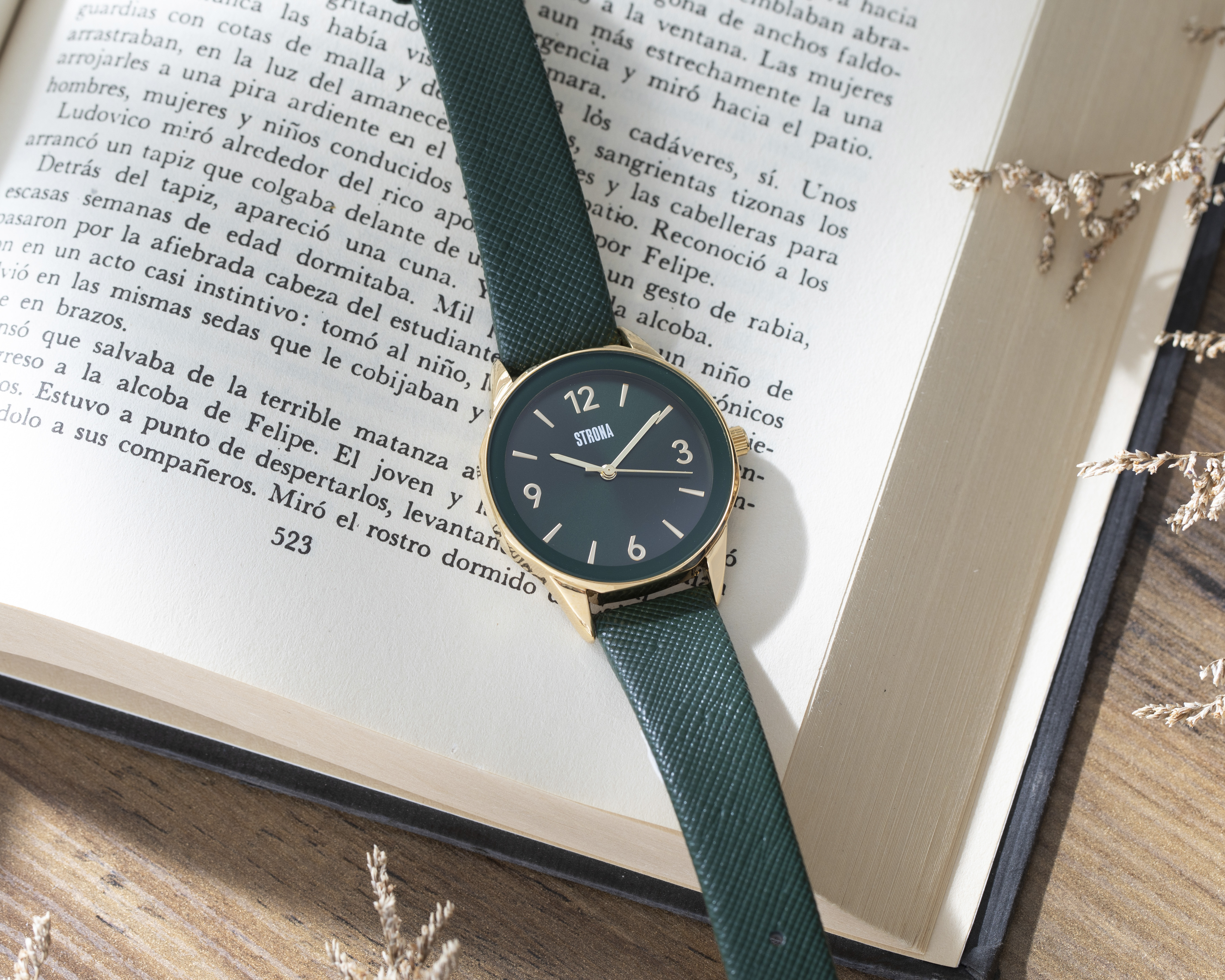 Foto 7 pulgar | Foto 6 | Reloj Strona para Mujer STN-P3927 Verde