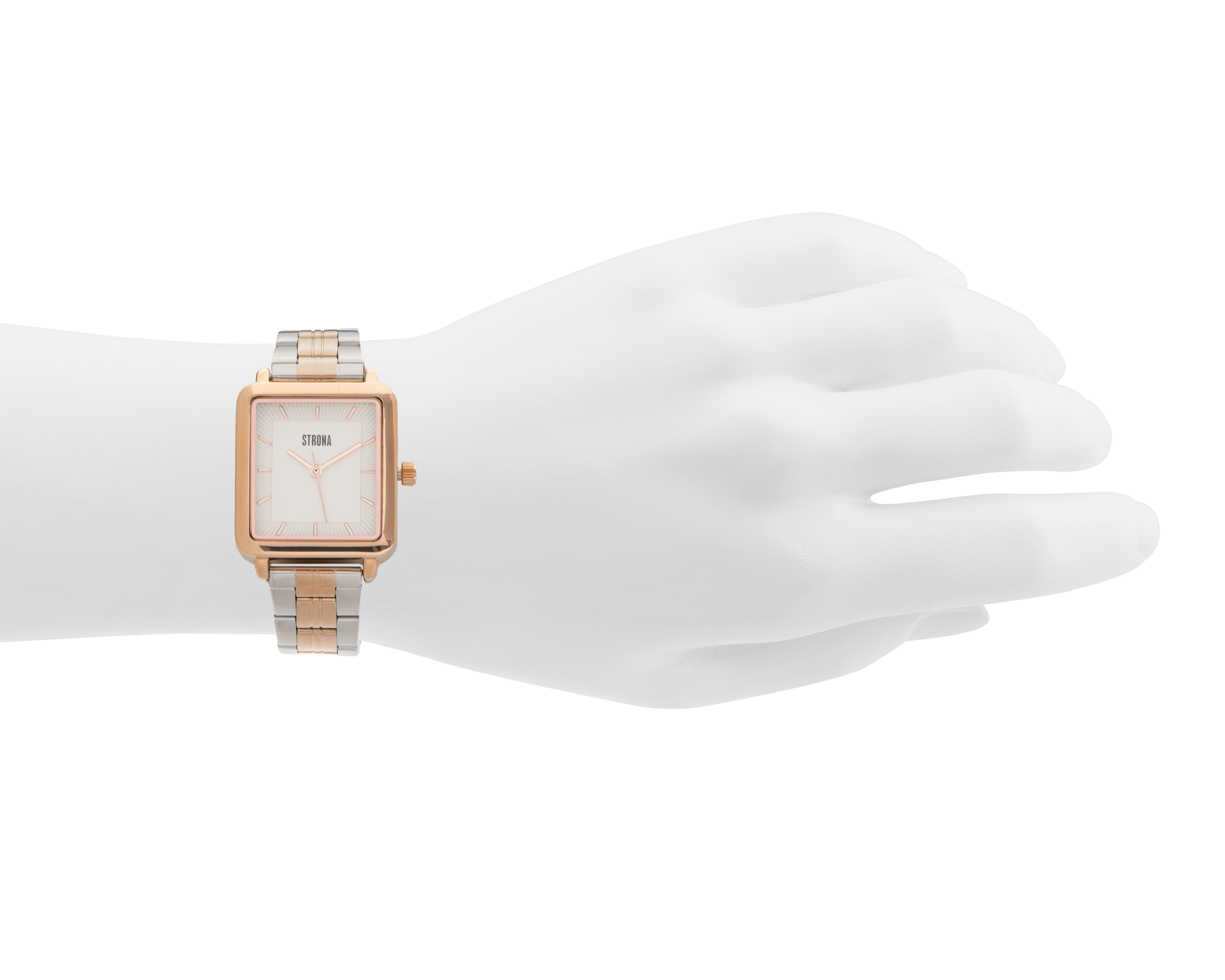 Foto 4 | Foto 4 | Reloj Strona para Mujer STN-P4455 Oro Rosa/Plateado